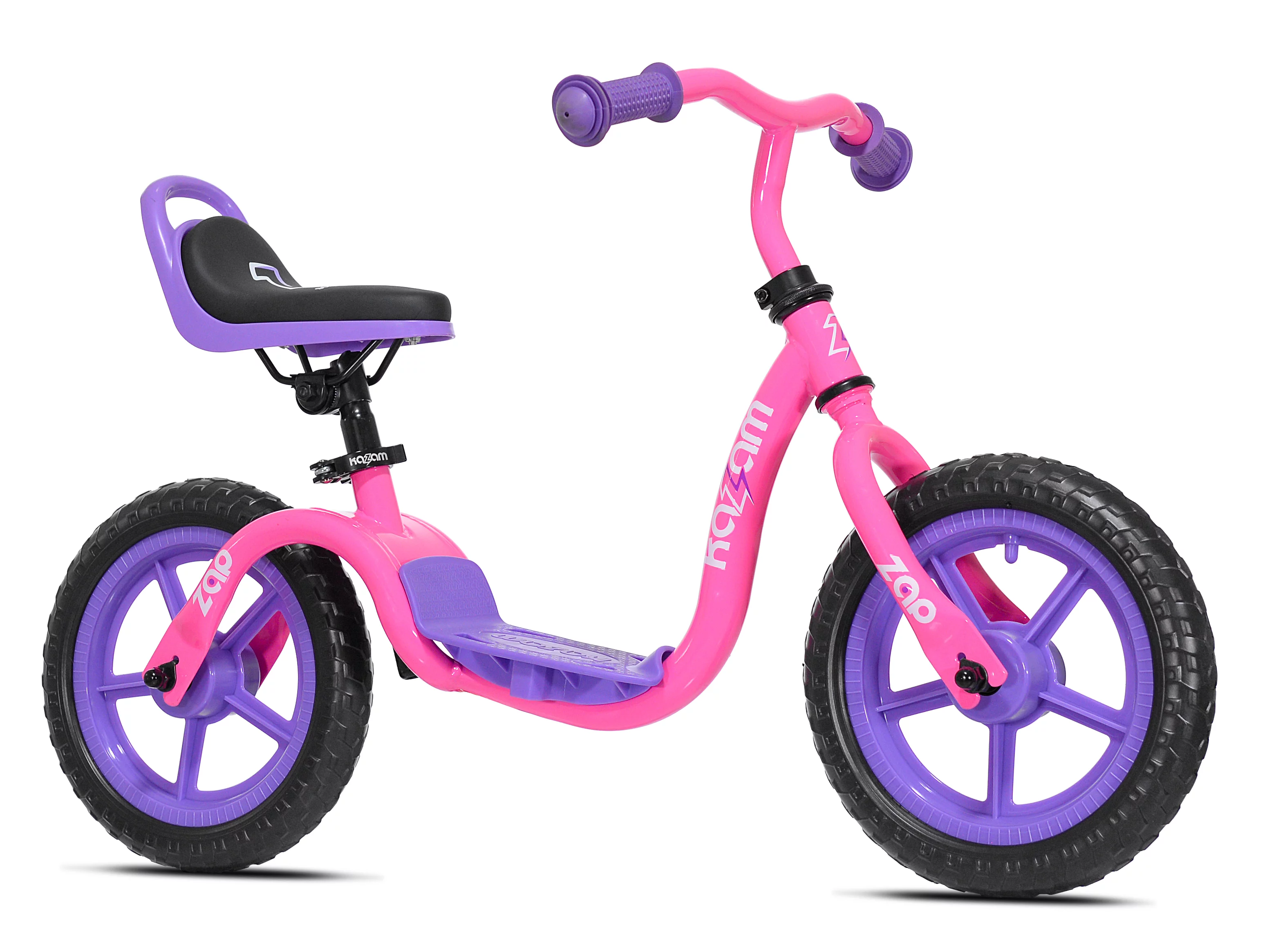 KaZAM 12″ Child’s Balance Bike & Helmet, Pink