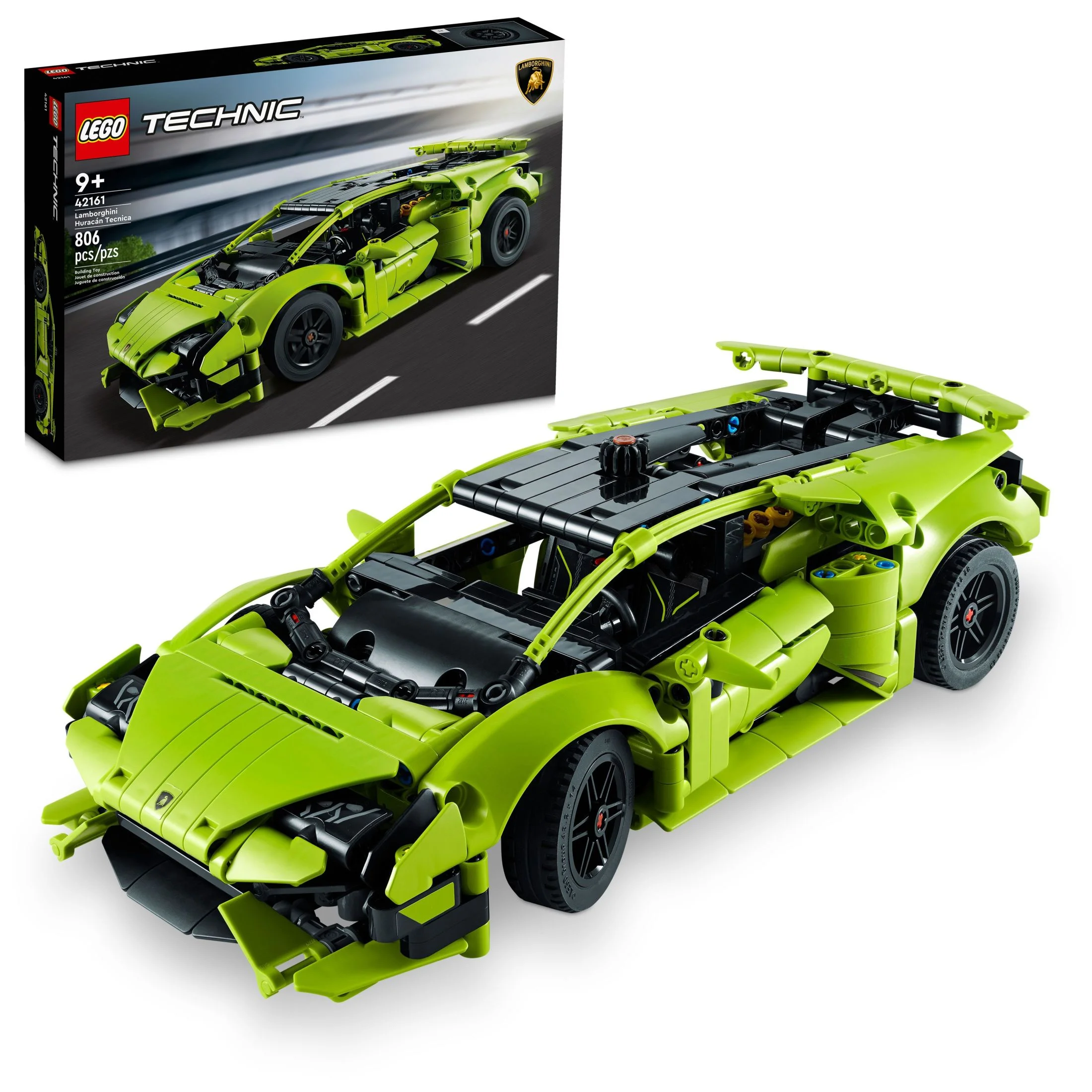 LEGO Technic Lamborghini Hurac??n Tecnica 42161 Advanced Sports Car Building Kit for Kids Ages 9 and up Who Love Engineering and Collecting Exotic Sports Car Toys