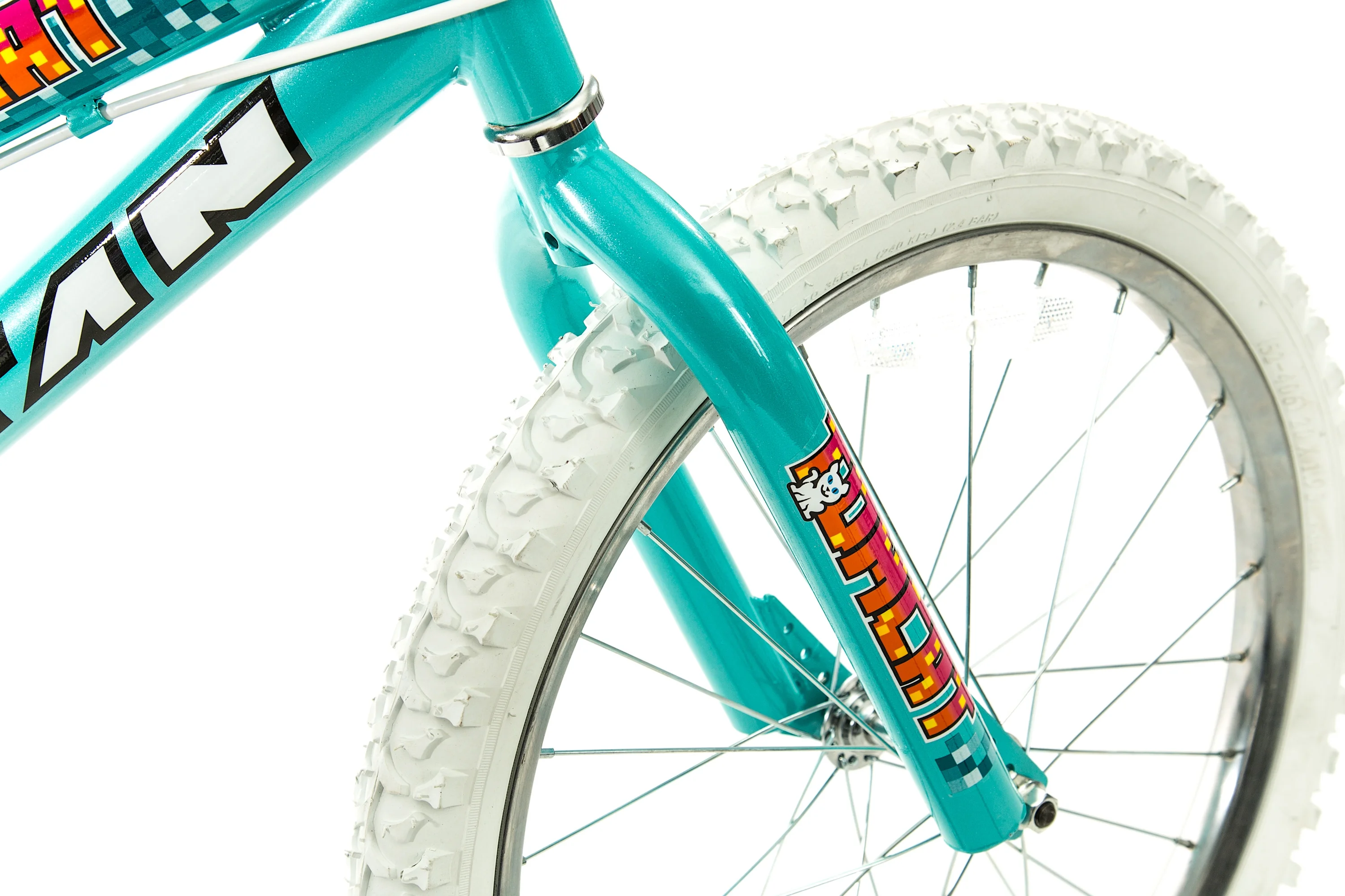 Titan 20 In. Tomcat Girls BMX Bike with Pads, Teal Blue