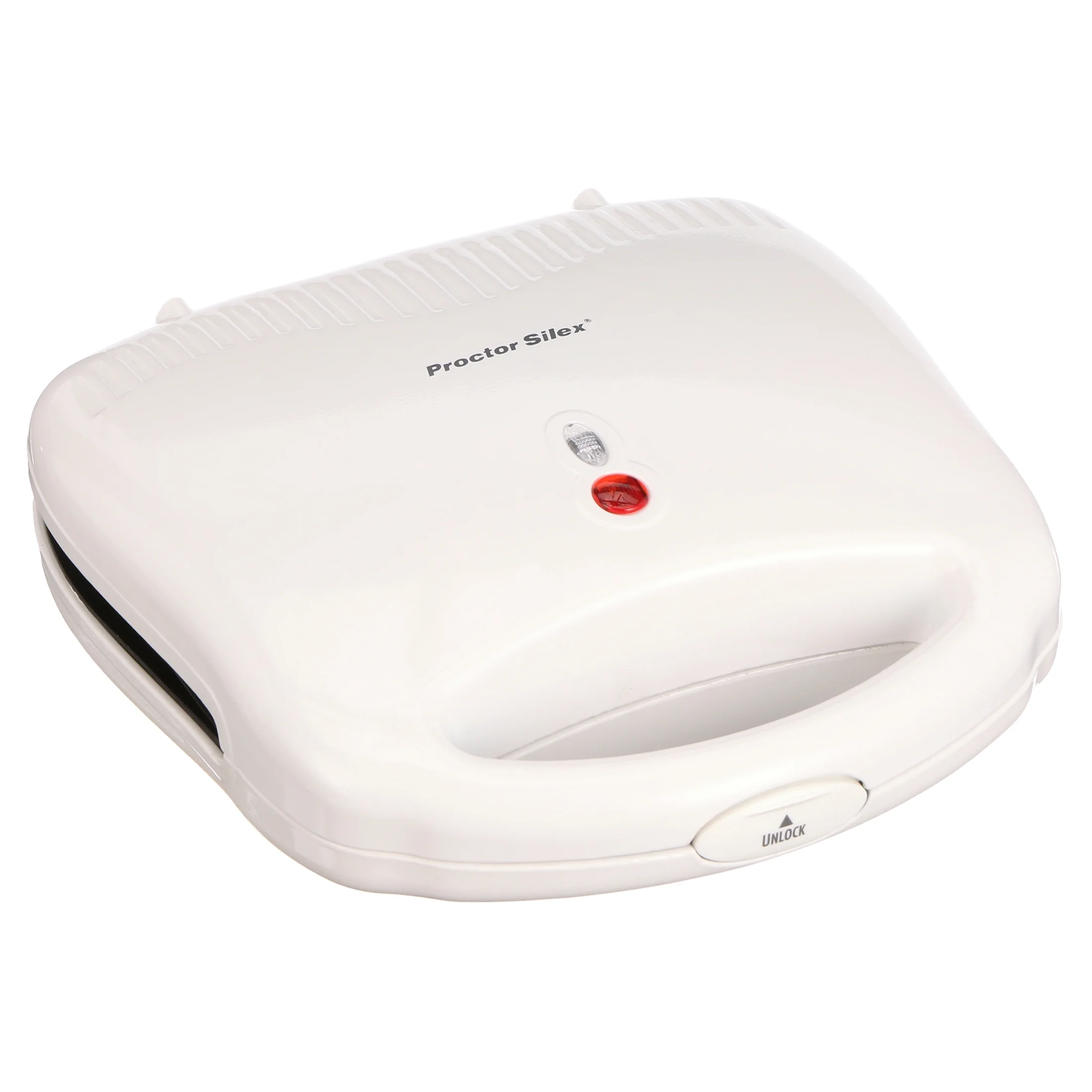 Proctor Silex Sandwich Maker, also makes Omelets and Turnovers, White, 25408Y