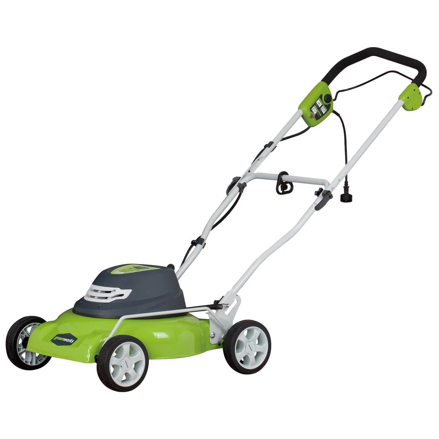 Greenworks 18″ Corded Electric 12 Amp Push Lawn Mower 25012