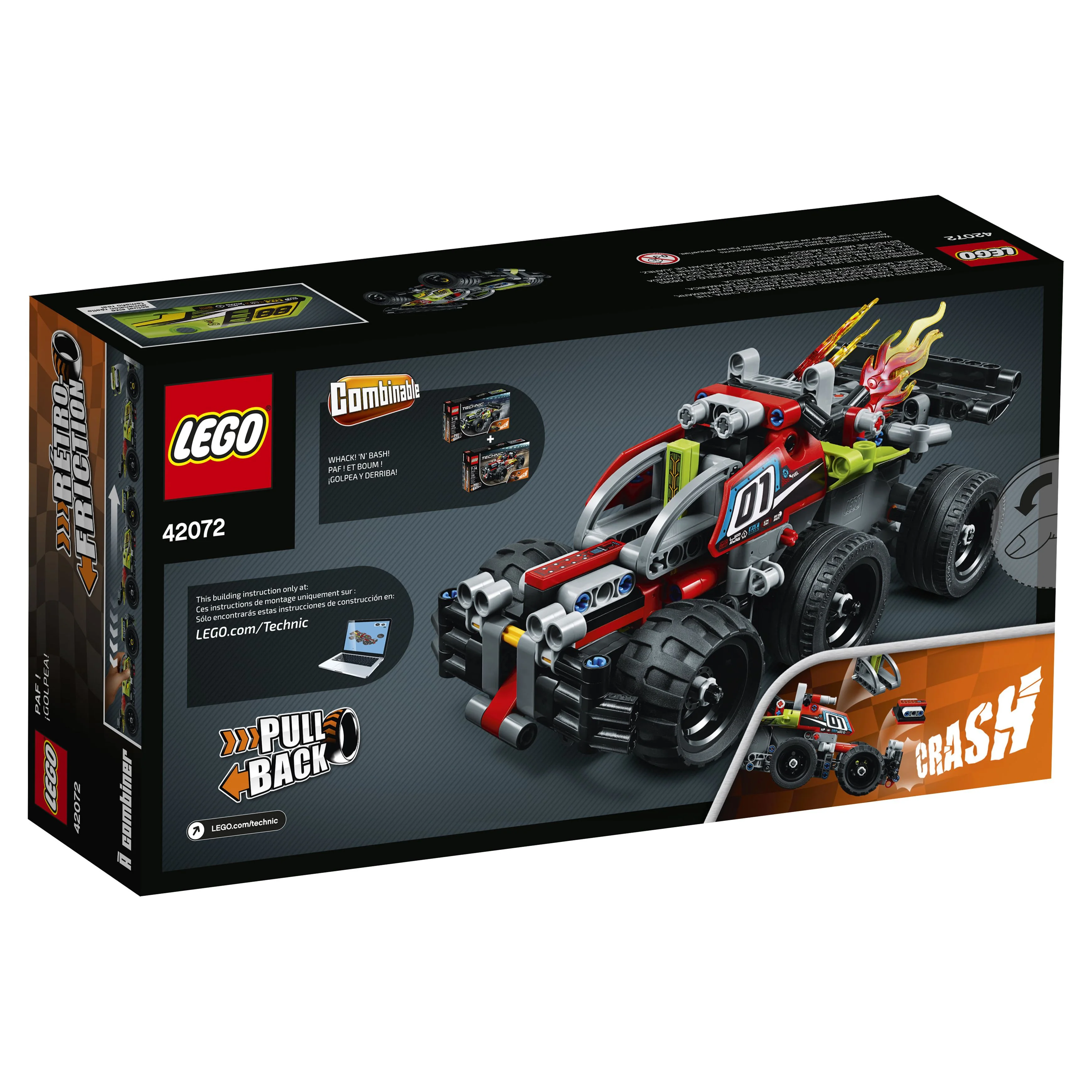 LEGO Technic WHACK! 42072 Building Kit with Stunt Car (135 Pieces)