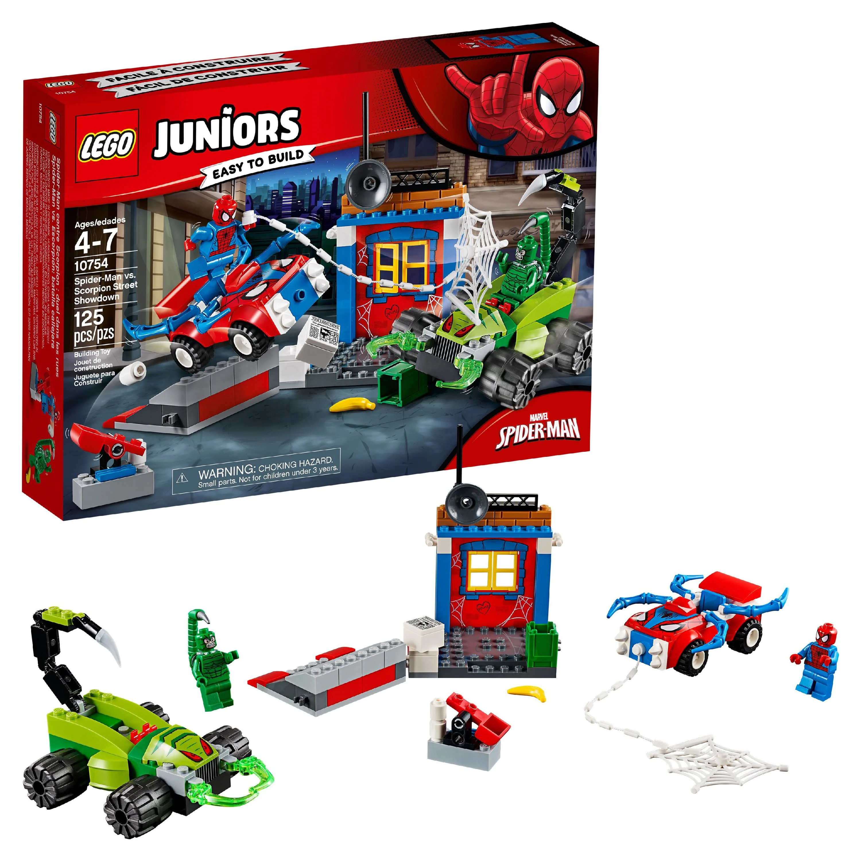 LEGO 4+ Spider-Man vs. Scorpion Street Showdown 10754