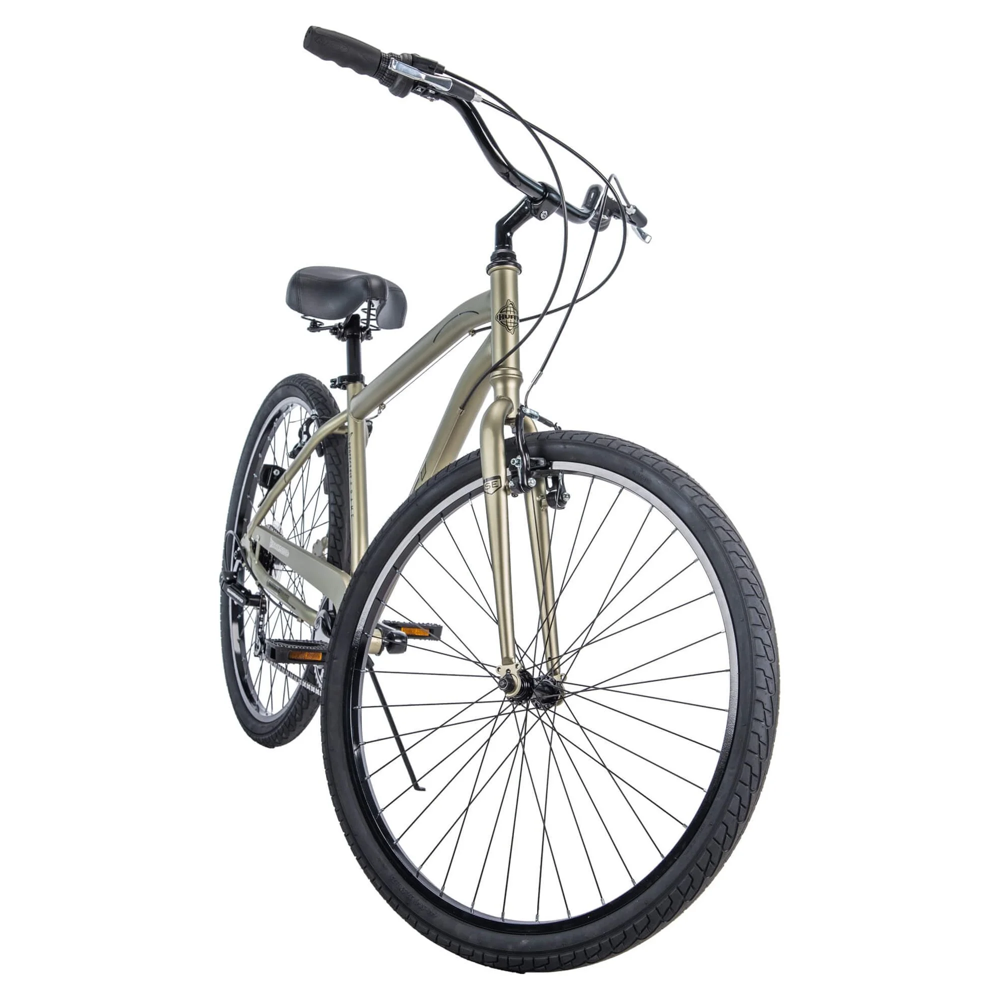 Huffy 27.5″ Parkside SE Men’s Comfort Bike with Perfect Fit Frame,  Green Sage