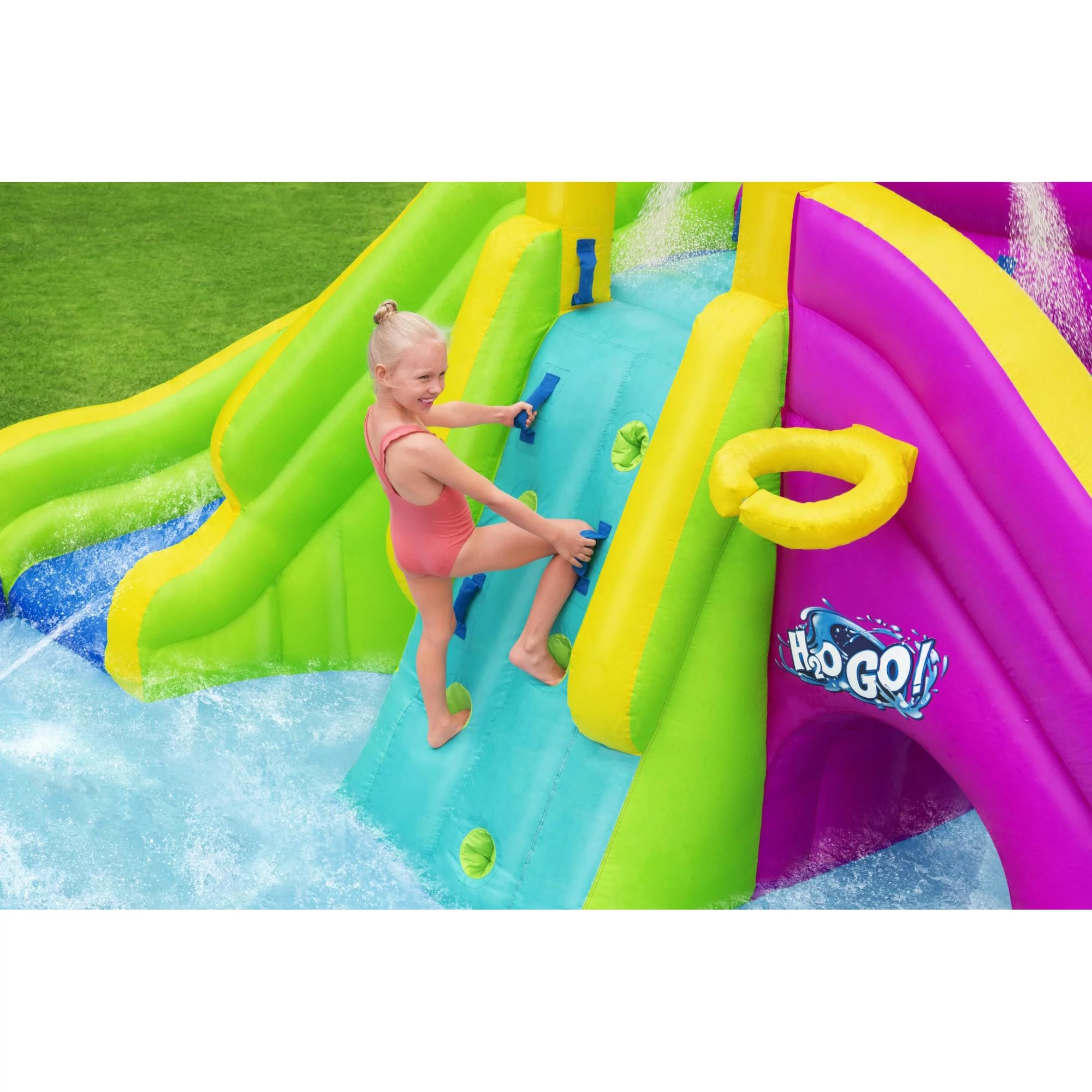 Bestway H2OGO! Funfinity Splash Kids Inflatable Mega Water Park with Blower