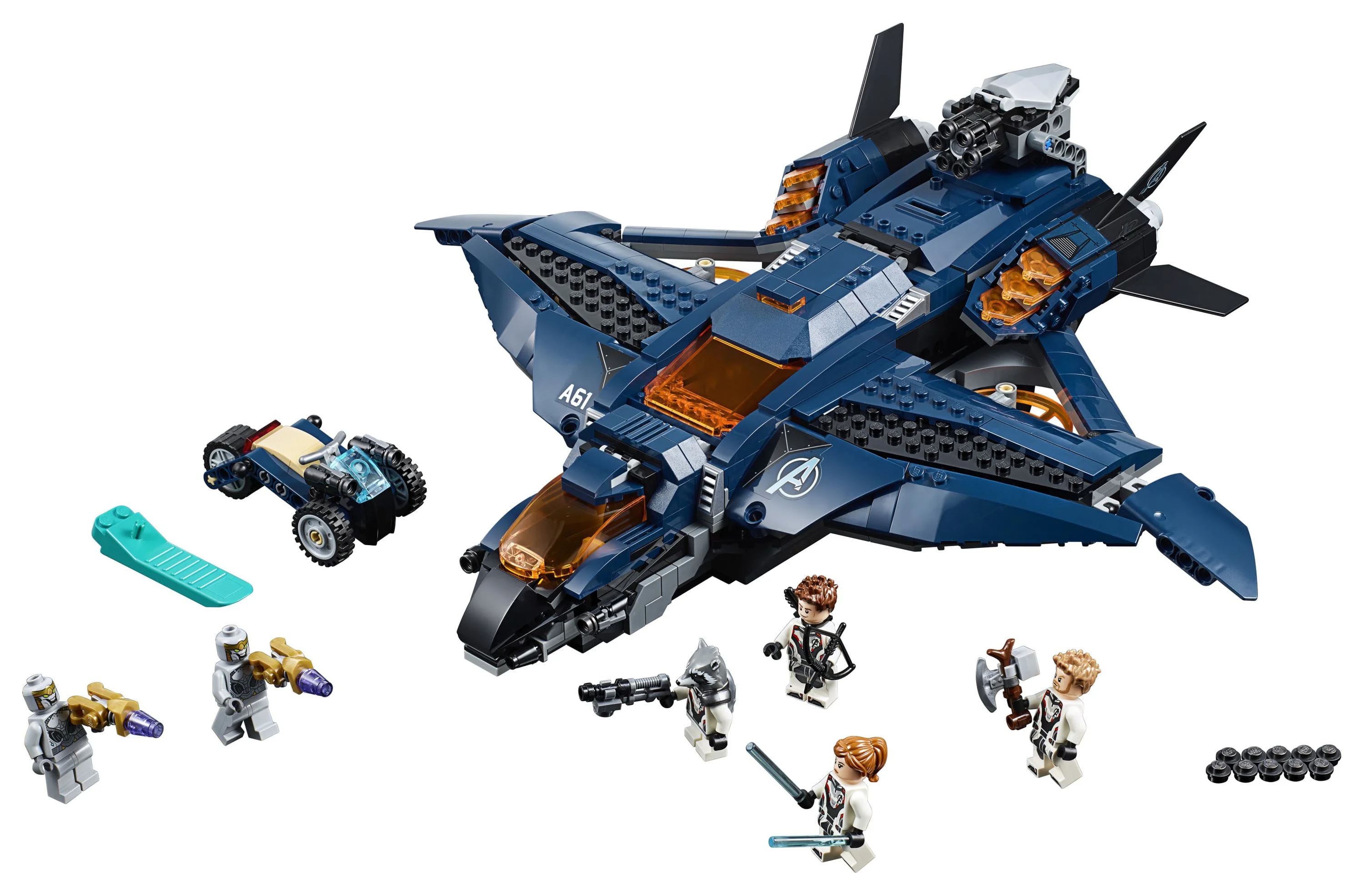 LEGO Marvel Avengers Ultimate Quinjet 76126 Superhero Jet Toy