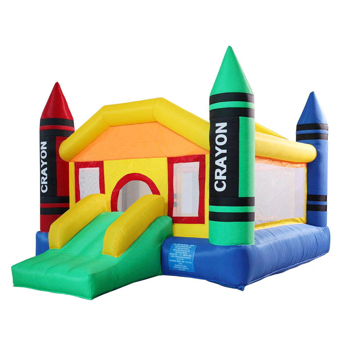 iRerts Inflatable Bounce House, Trampoline Playhouse with 400D Oxford Cloth