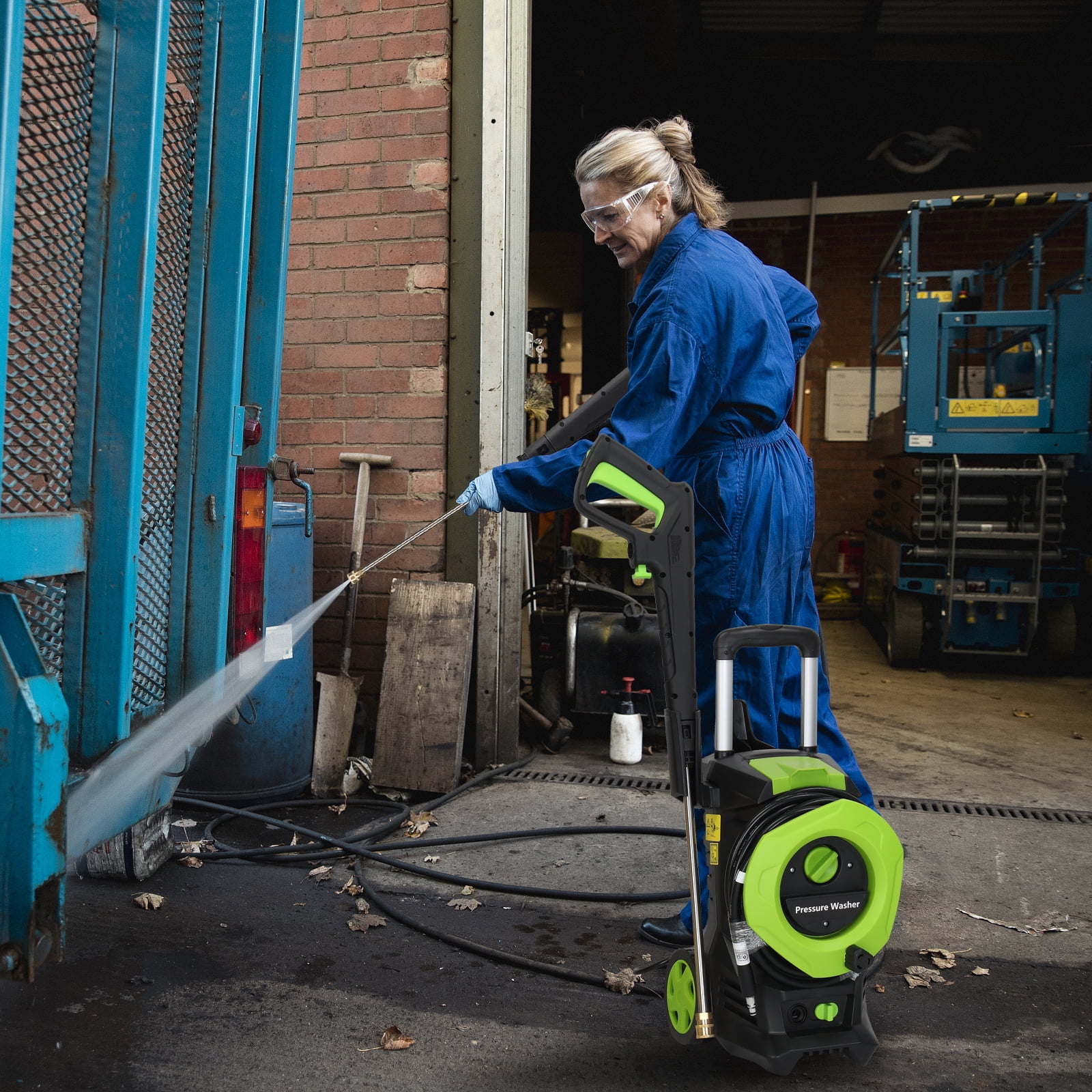 Ktaxon High-Pressure Washer, 3380PSI MAX 2GPM Electric Power Washer Cleaner, with 4 Nozzles, Soap Bottle