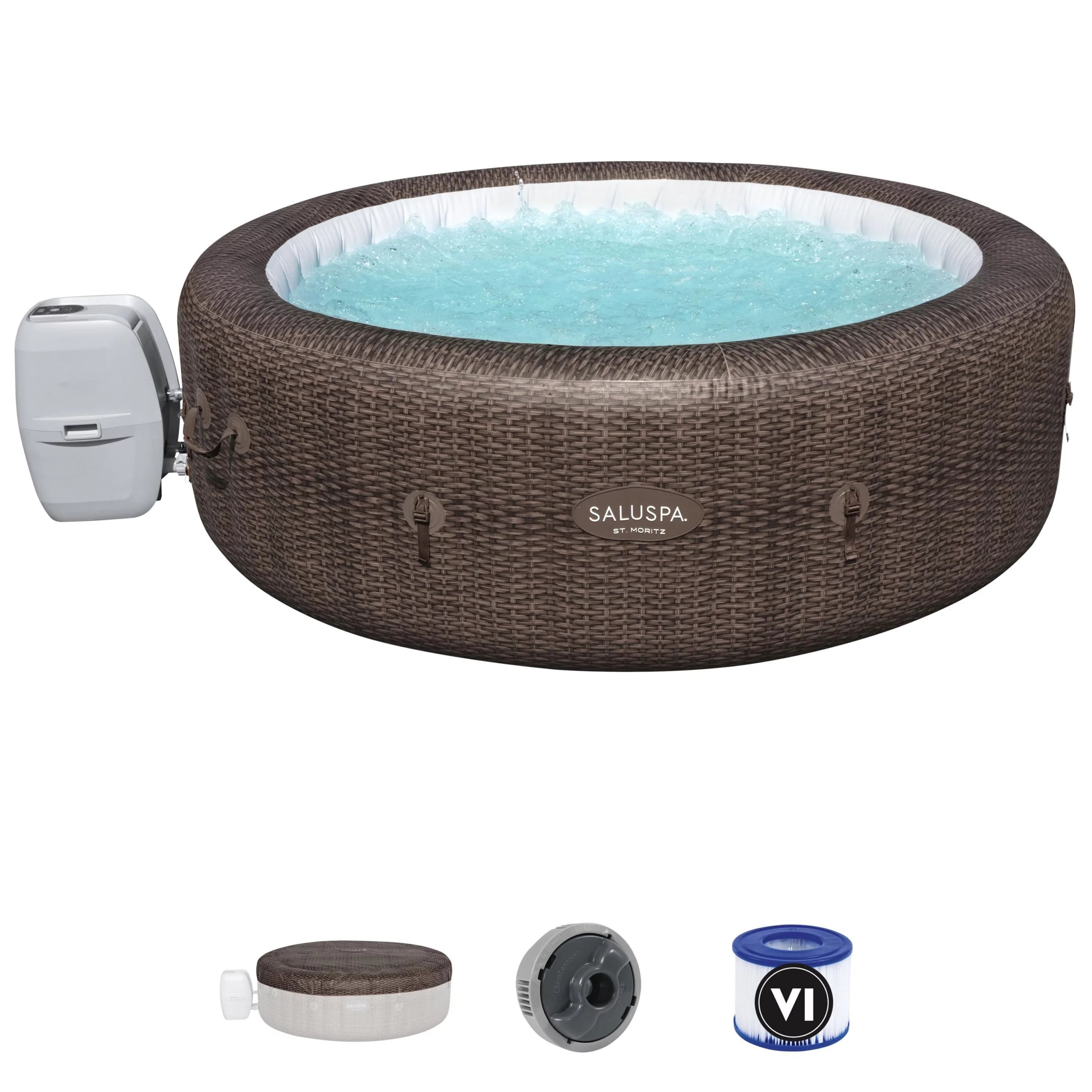 Bestway SaluSpa St Mortiz AirJet Inflatable Hot Tub for up to 7 Adults