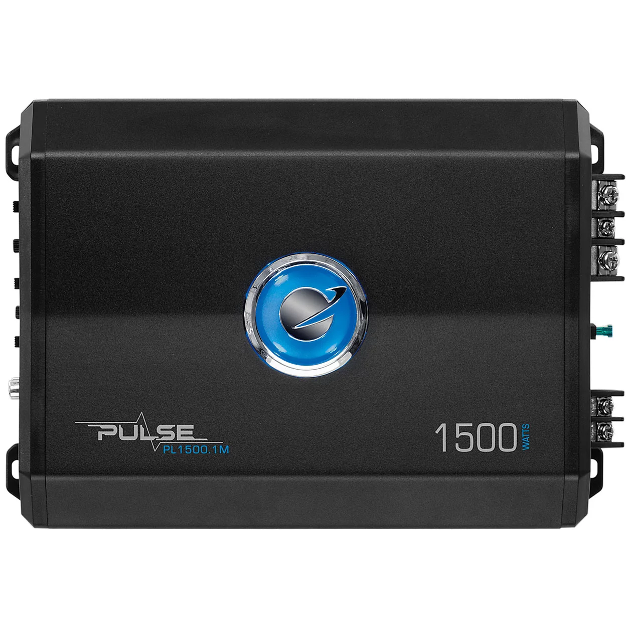 Planet Audio PL1500.1M Pulse Series Car Audio Amplifier – 1500 High Output, Monoblock, 2/8 Ohm, High/Low Level Inputs, Low Pass Crossover, Hook up to Stereo and Subwoofer