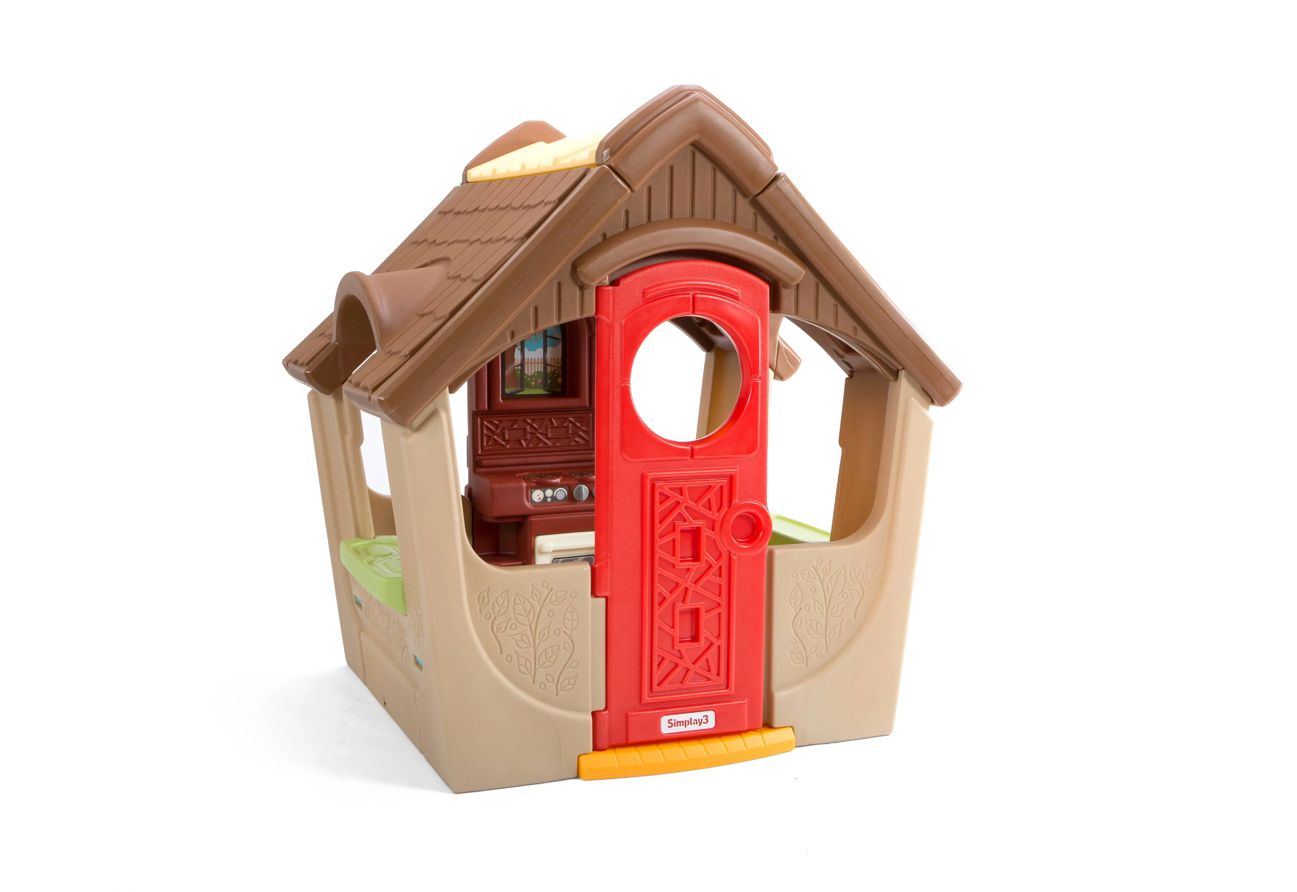 Simplay3 Garden View Cottage for Toddlers, Includes Kitchen and Fireplace