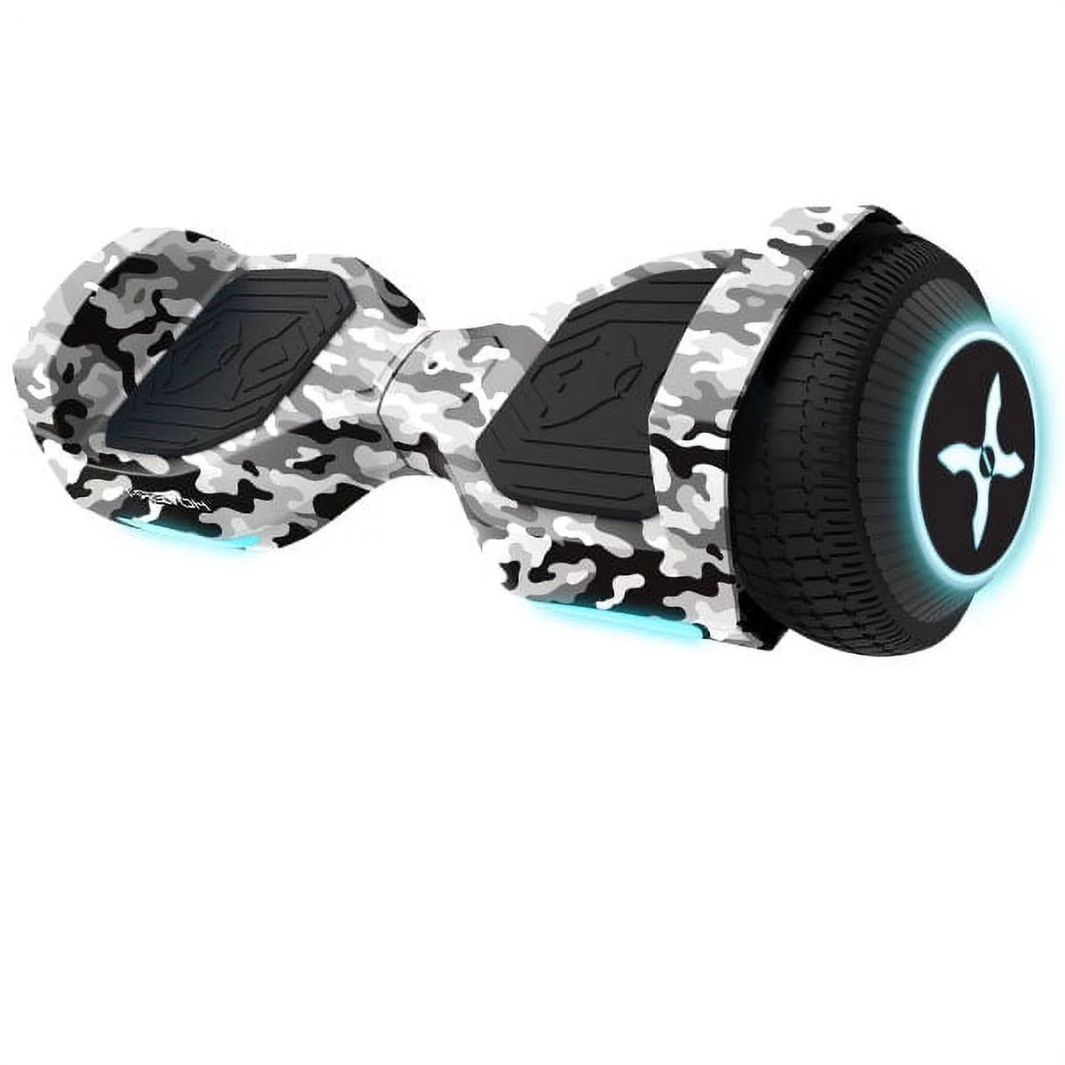 Hover-1 Rebel Hoverboard for Teens, LED Headlights, 6 mph Max Speed, Black