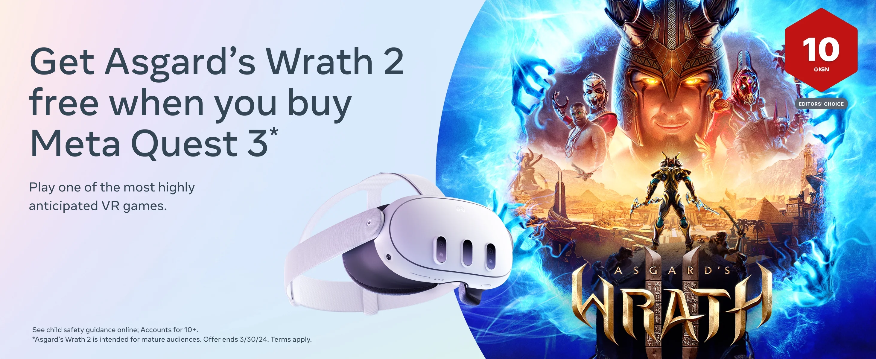 Meta Quest 3 – 128GB ?? Breakthrough Mixed Reality ?? Powerful Performance ?? Asgard’s Wrath 2 Bundle