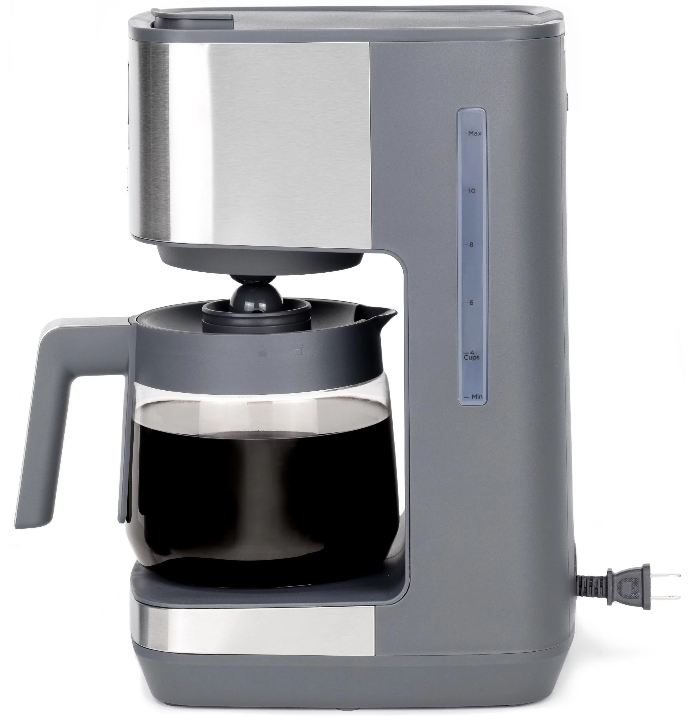 GE 12 Cup Drip Coffee Maker with Adjustable Keep Warm Plate