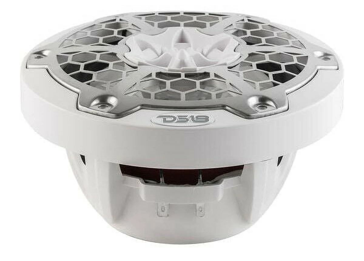 Ds18 New Edition Hydro 6.5″ 2-way Marine Speakers W/rgb Led Lighting 300w – White