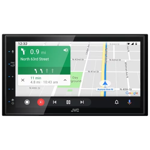 JVC KW-M560BT 6.8″ Bluetooth Digital Media Car Play/Android Receiver+Backup Cam