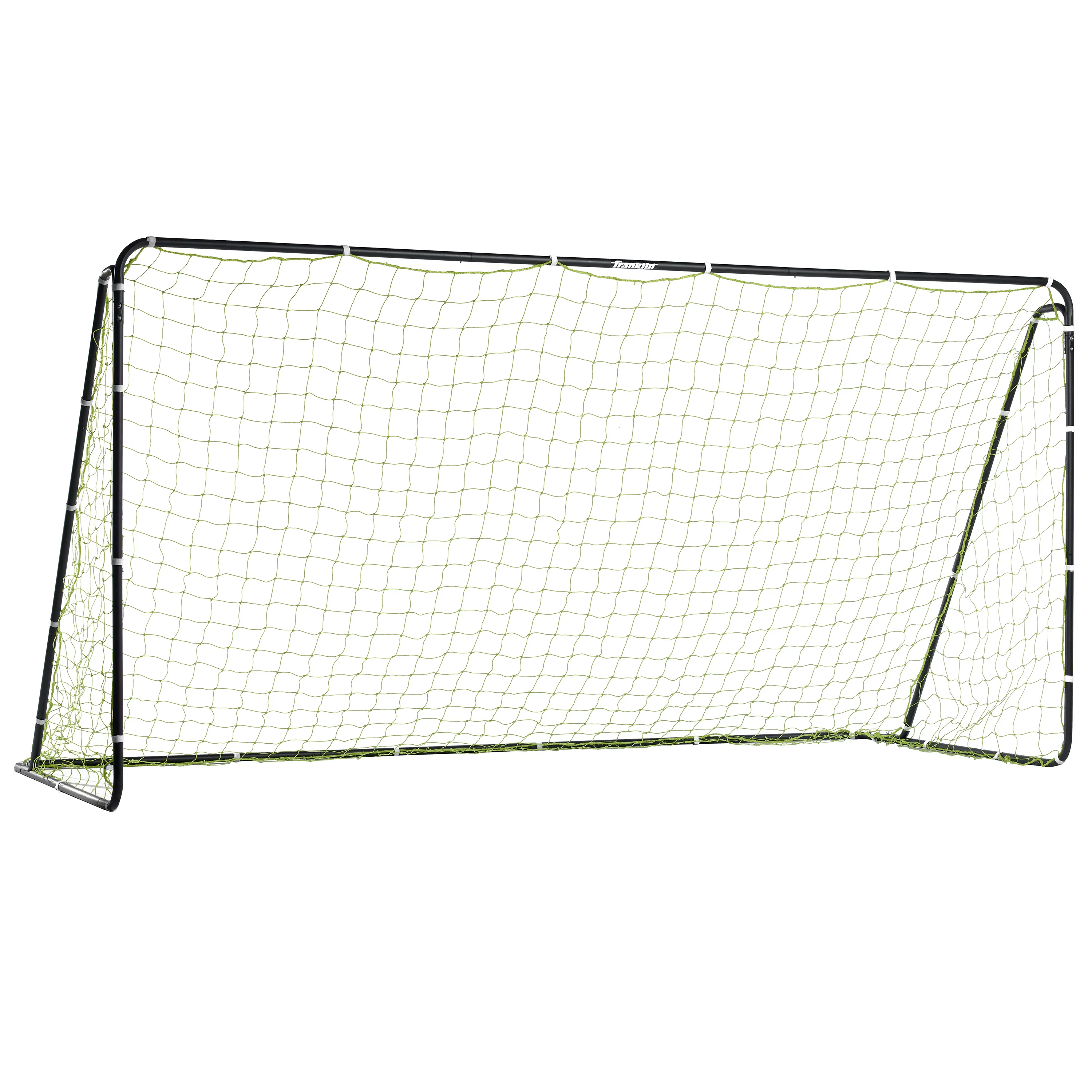 Franklin Sports Competition Steel Backyard Soccer Goal, 12 Ft. x 6 Ft. Soccer Net, Black