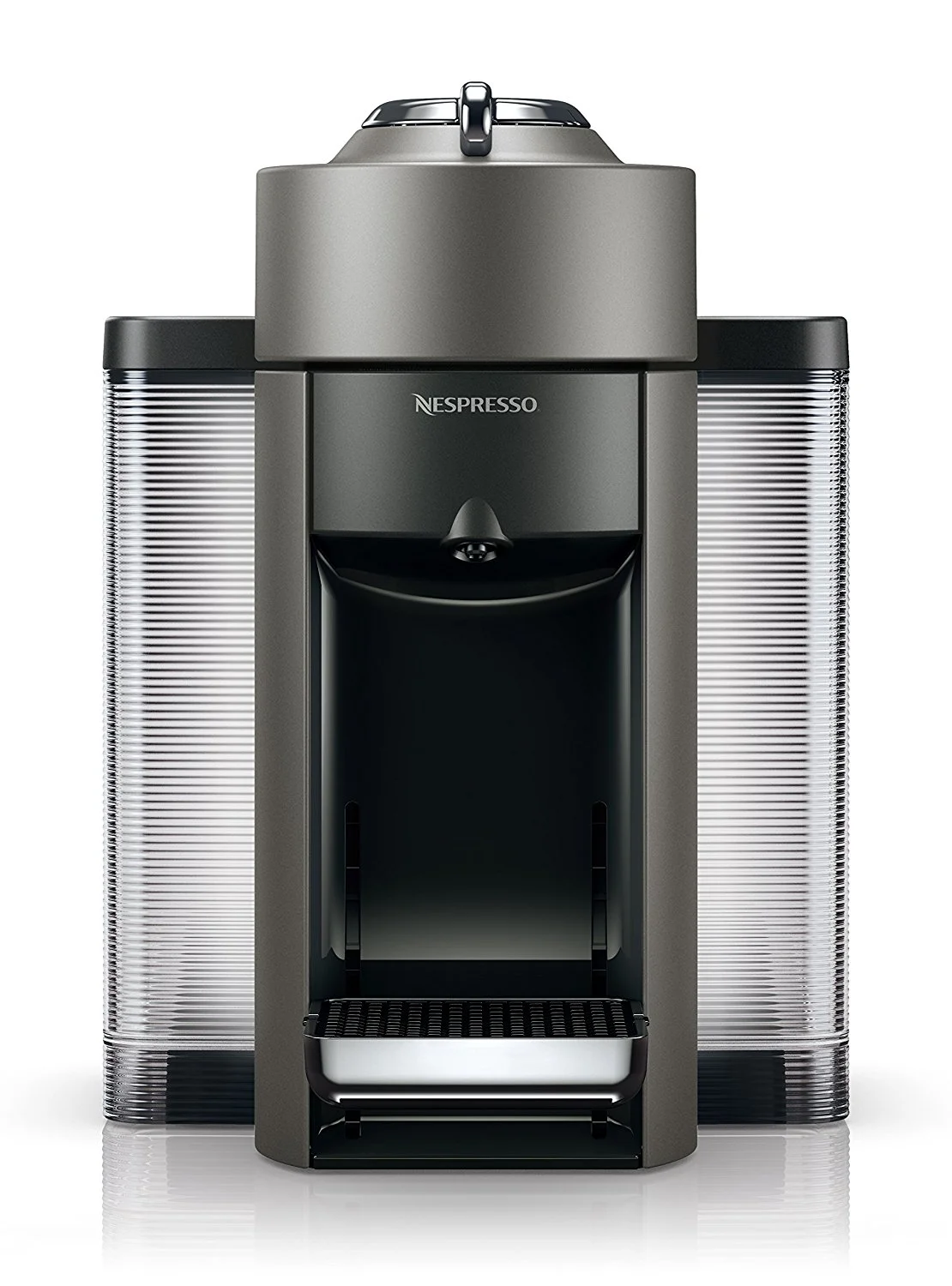 Nespresso Evoluo Coffee and Espresso Machine by De’Longhi with Aerocinno, Titan