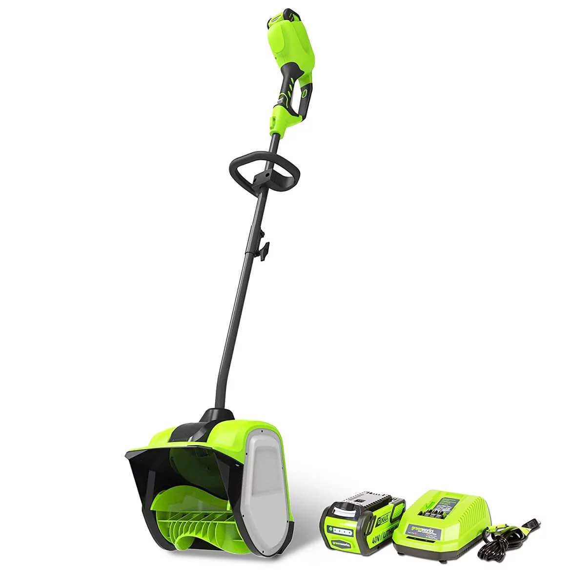 Greenworks 12″ 40V Single-Stage Battery Powered Push Snow Blower