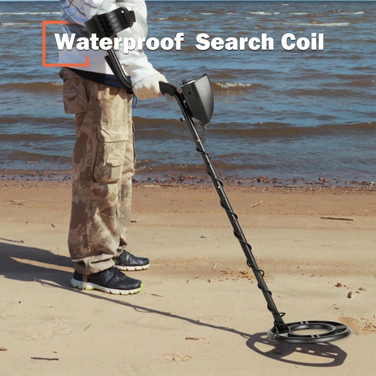 Gymax High Accuracy Metal Detector Kit W/Display Waterproof Search Coil Headphone Bag