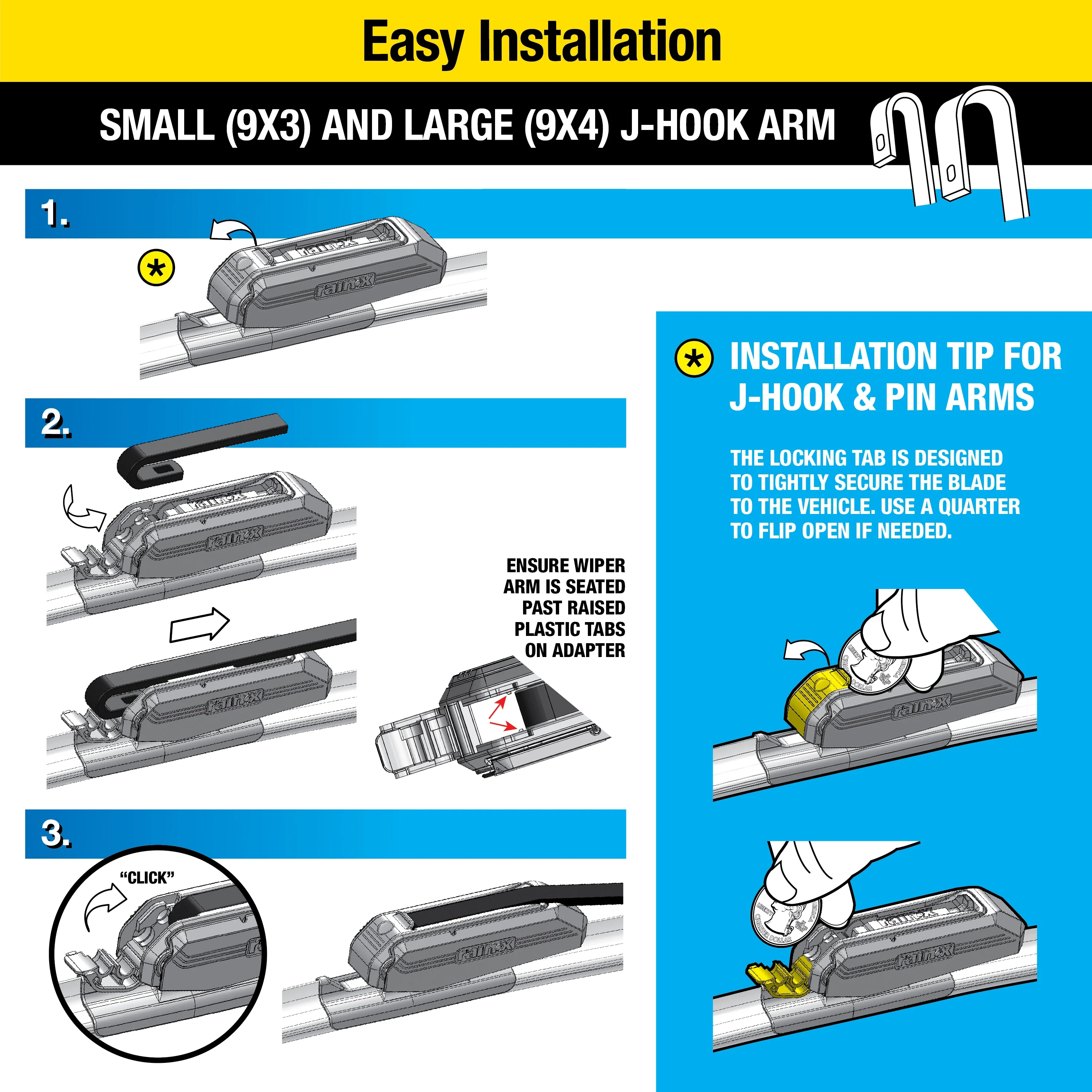 Rain-X 810163 Latitude Water Repellency Wiper Blade, (26″, 16″) Combo Pack