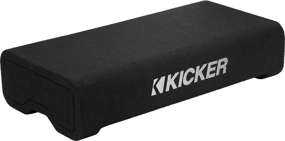 Kicker 48TRTP82 Down-Firing 8 inch CompRT 2-Ohm Thin Profile Loaded Enclosure