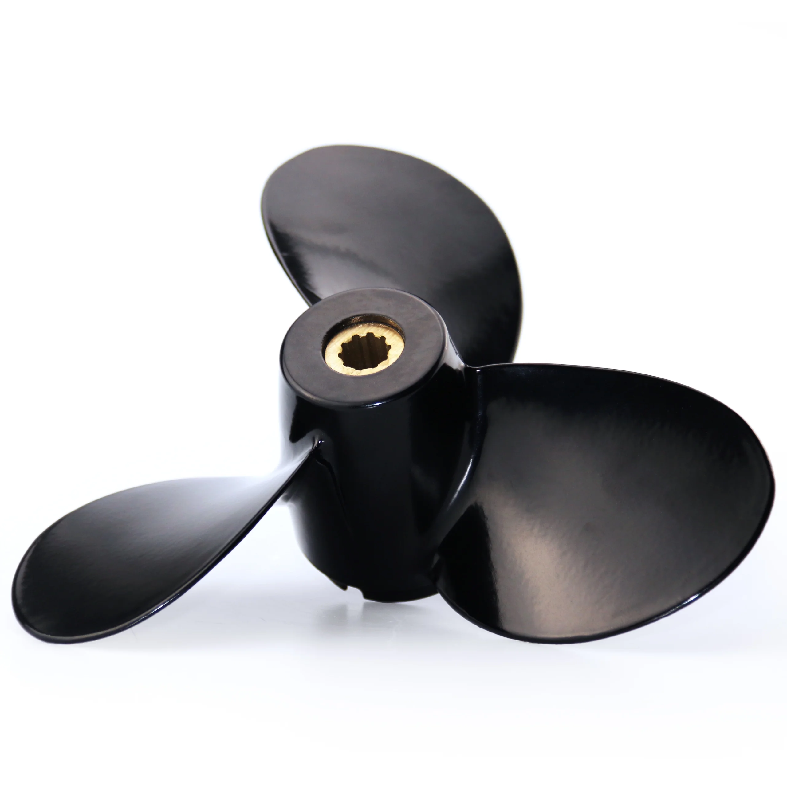 CAPTAIN Outboard Propeller fit SUZIKI 4-6HP, 7 1/2×7 Pitch, 10 Spline Tooth Board Prop, OEM RH Aluminum Propellers for DF4 DF5 DF6 Engines