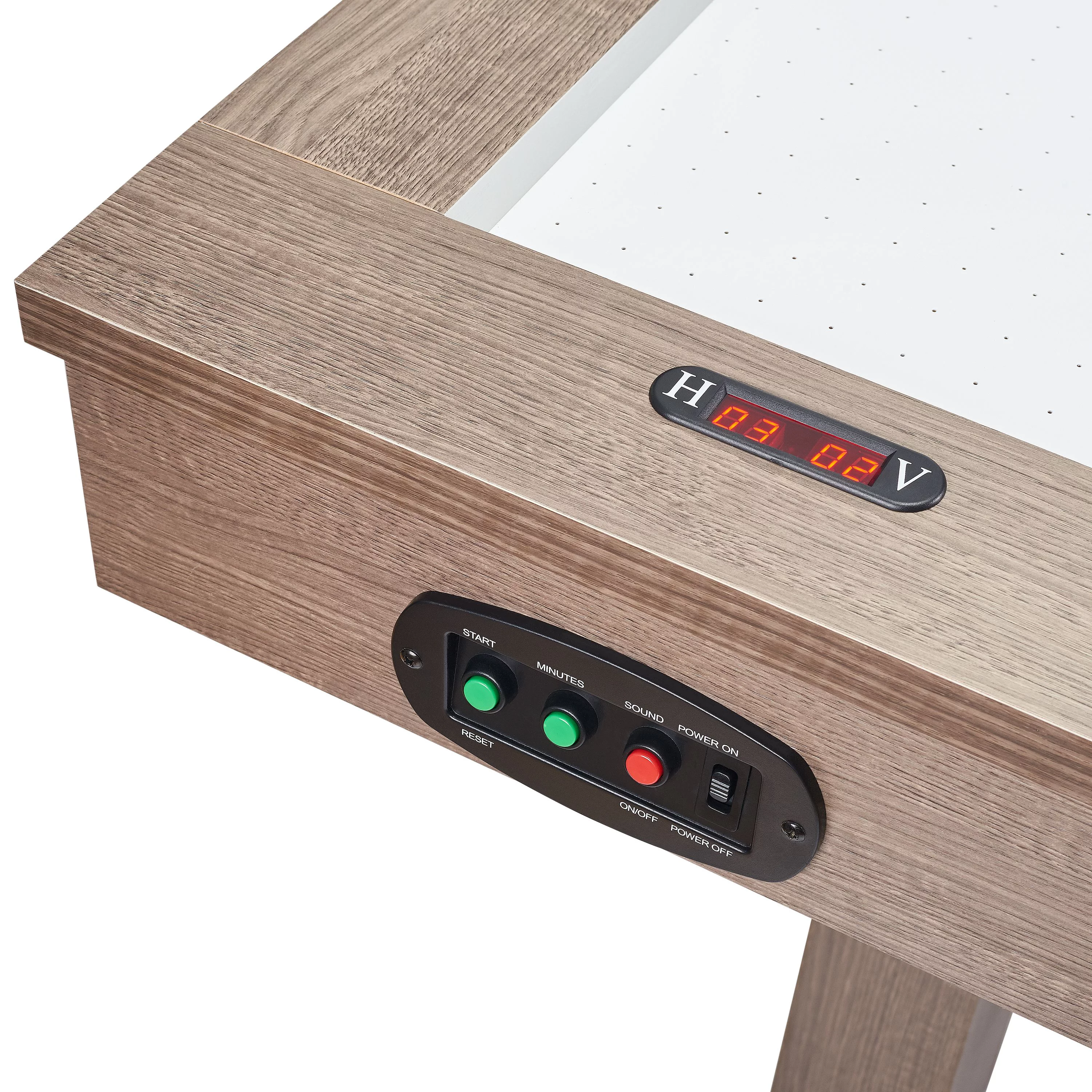 Airzone Premium Air Hockey Table with High End Blower, 84″, Wood Finish