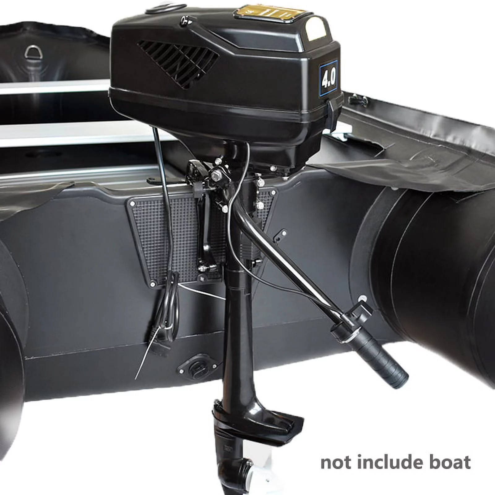 Intbuying 4HP 48V Electric Outboard Trolling Motor Fishing Boat Engine 1000W Brushless Motor