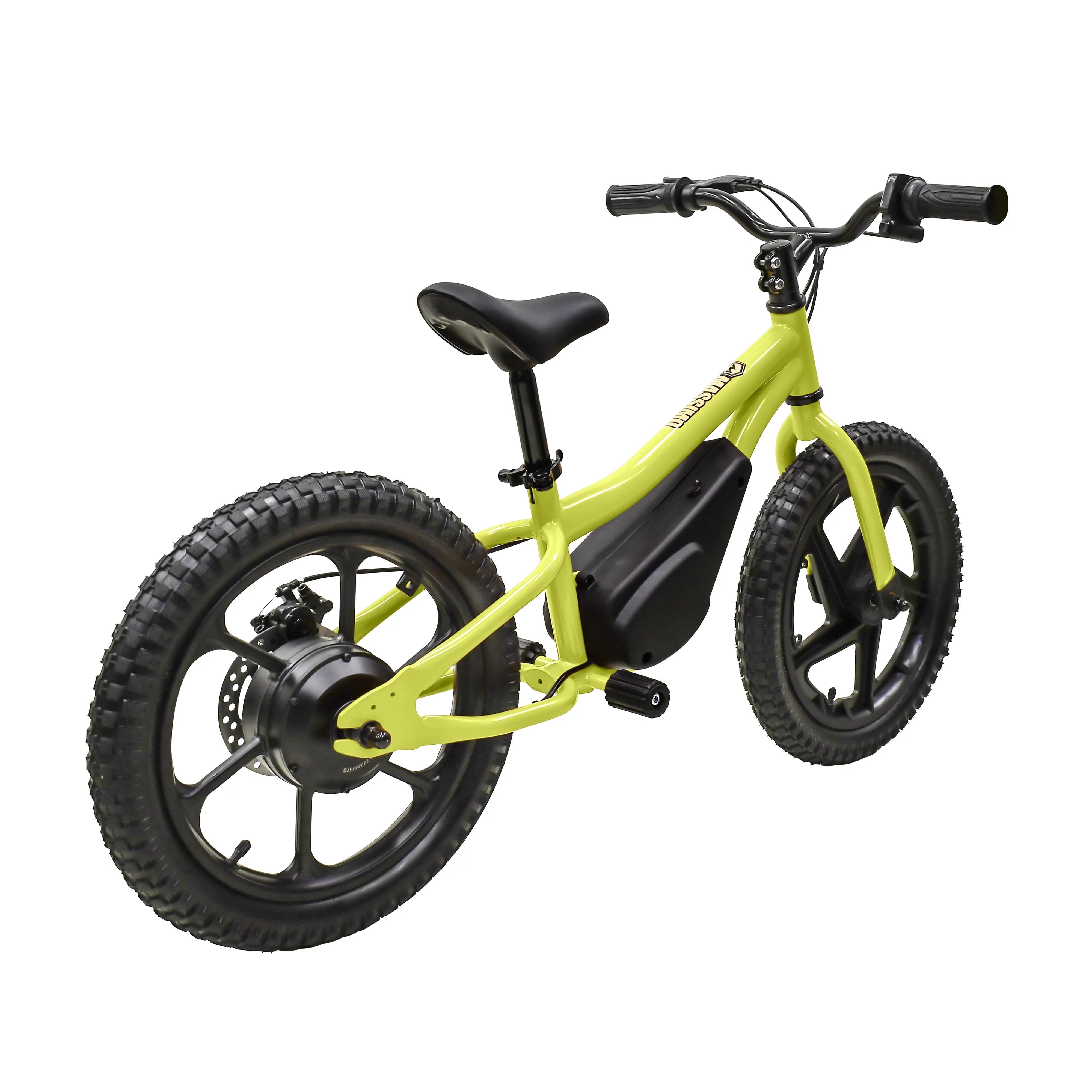 Massimo E13 24V Electric Balance Bike Bicycle | Seat Height 18in – 22in Battery Powered Ages 5 & Up (Yellow)