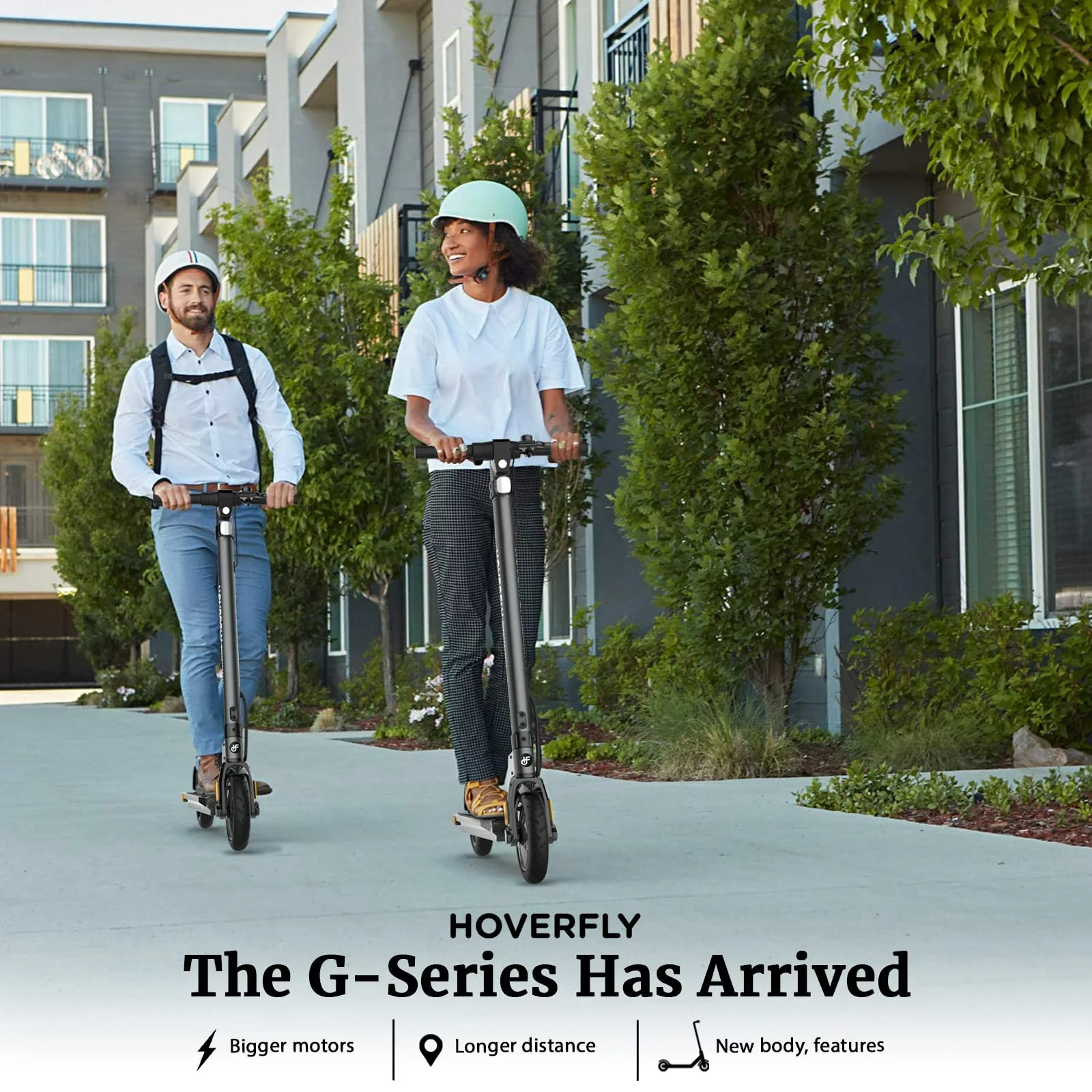 Adult Electric Scooter – 300W Motor 15.5mph, 18mile Range, 8.5″ Foldable Commuter E-Scooter – Gray