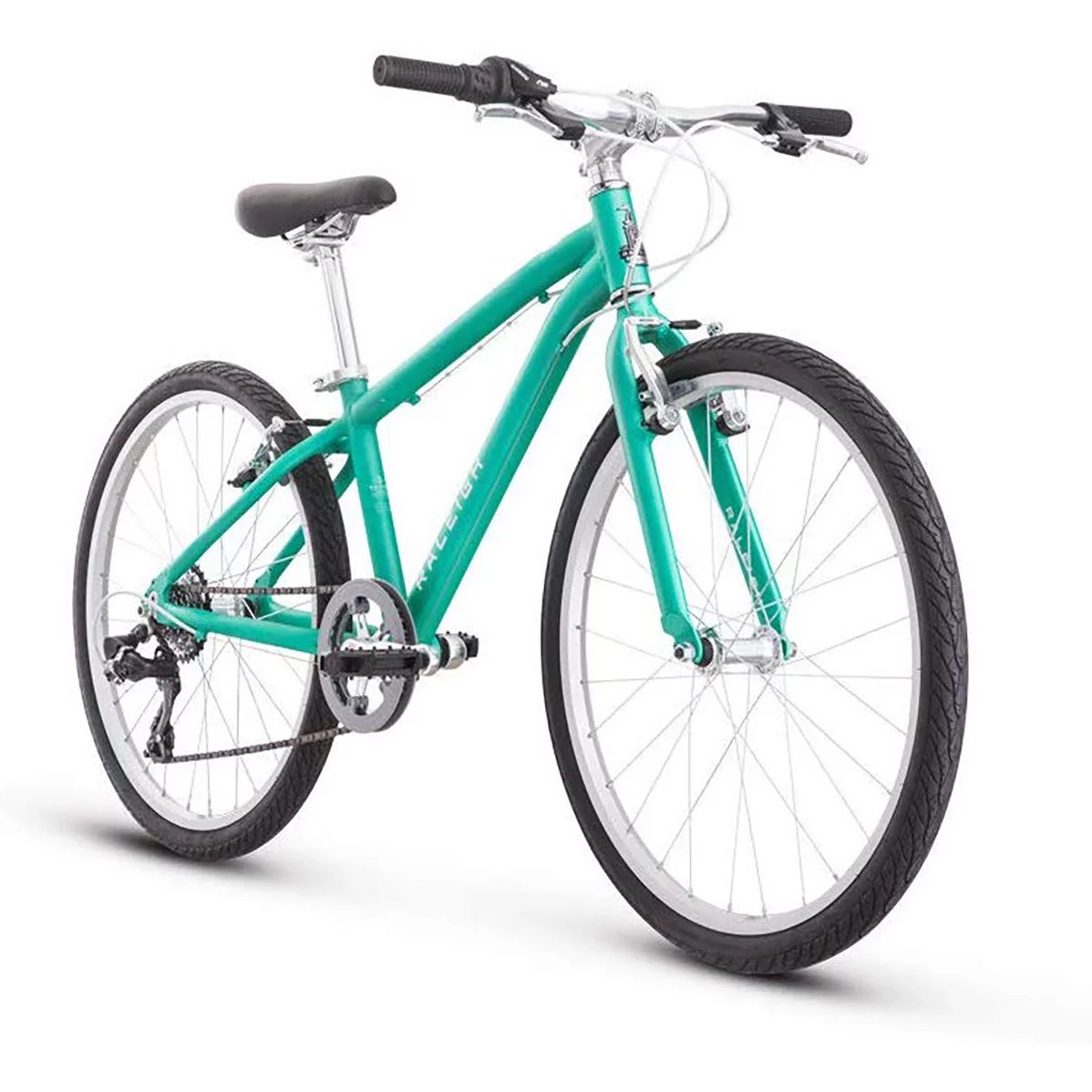 Raleigh Bicycle Alysa 24 In., Kids Flat Bar Road Bicycle for 8-12 Year Old’s, Teal