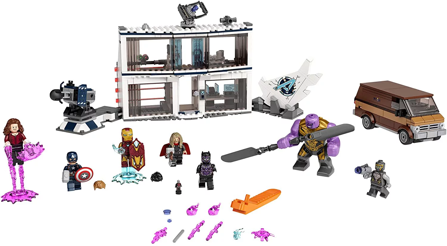 LEGO Marvel Avengers: Endgame Final Battle 76192 Collectible Building Kit; Battle Scene at The Avengers Compound; New 2021 527 Pieces