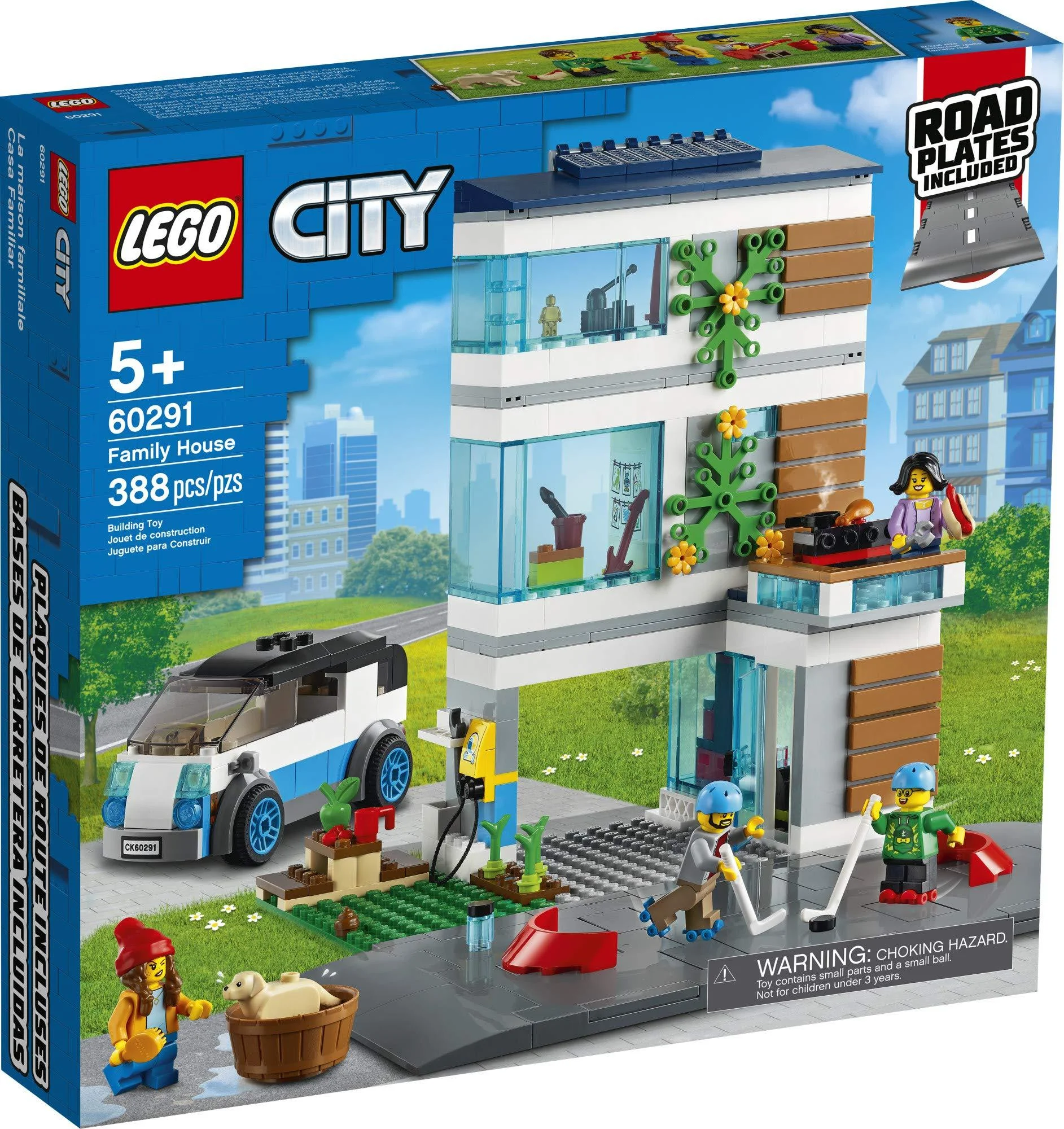 LEGO Family House 60291 Building Set (388 Pieces)