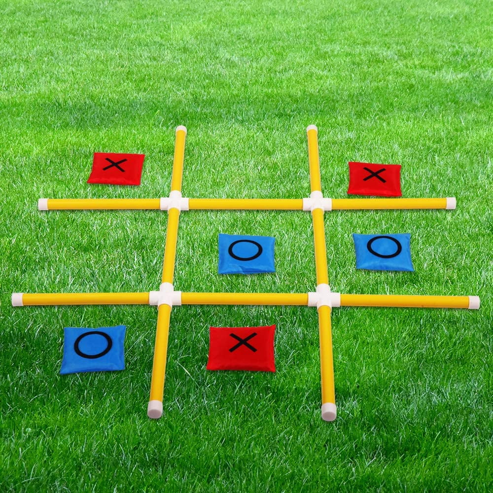 OTTARO Giant Tic Tac Toe Game,Outdoor Indoor Toss Game for Adults and Kids(3ft x 3ft)