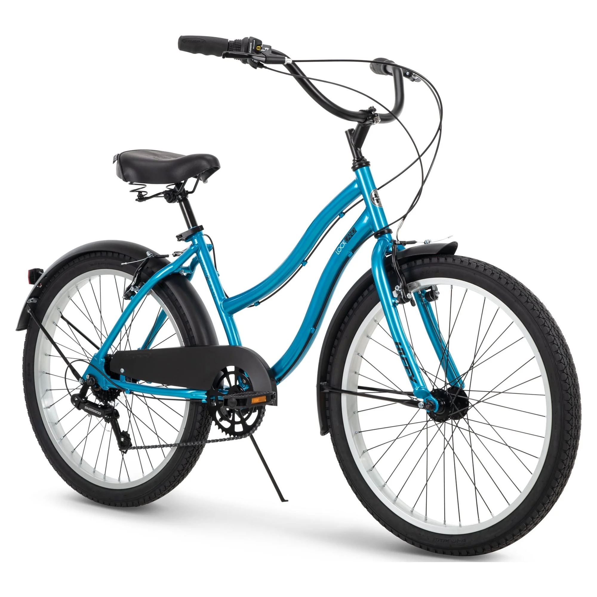 Huffy Lockland 24 In. 7-speed Cruiser Bicycle for Girls, Teal