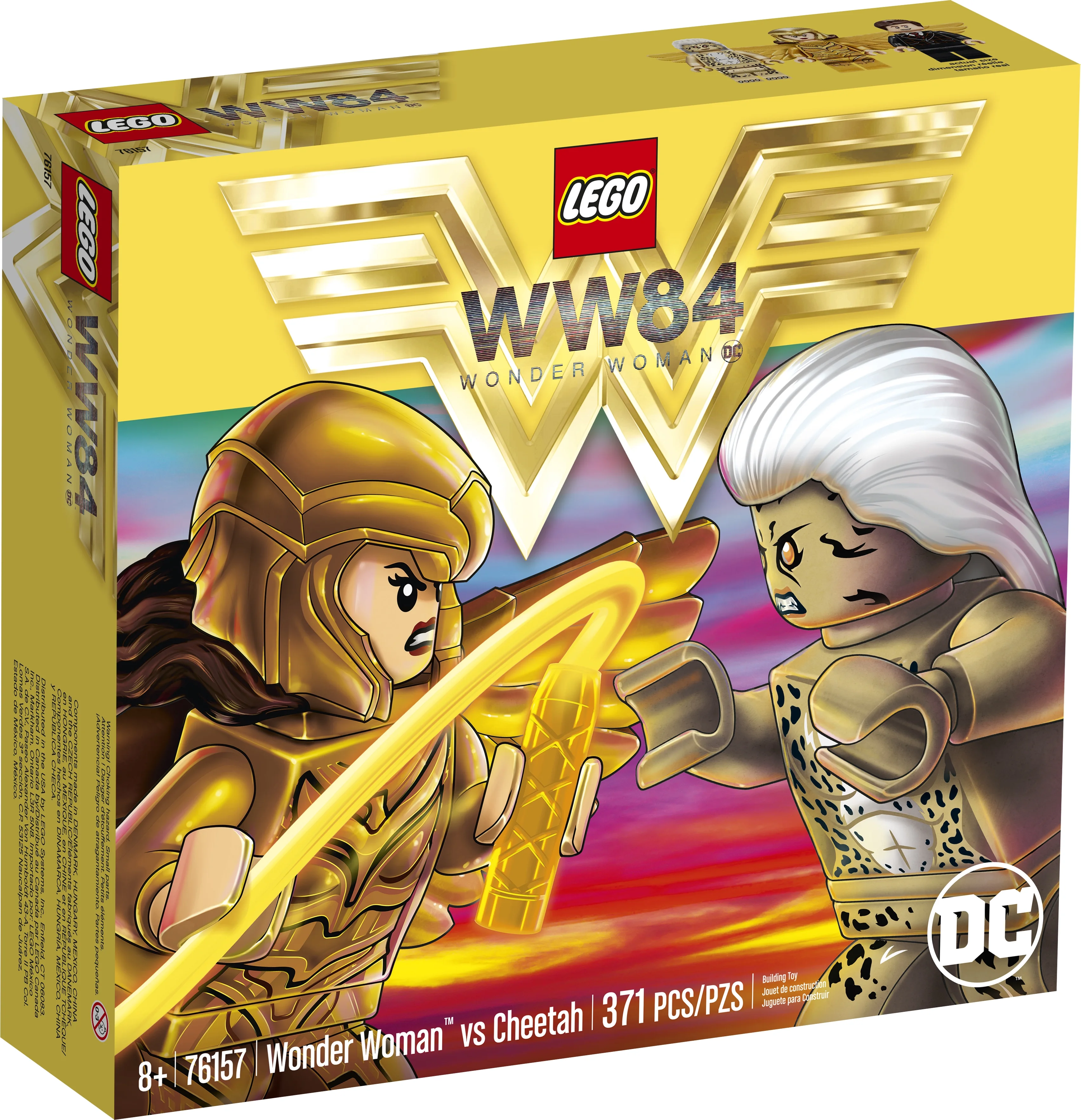 LEGO Wonder Woman vs Cheetah 76157 Building Set (371 Pieces)