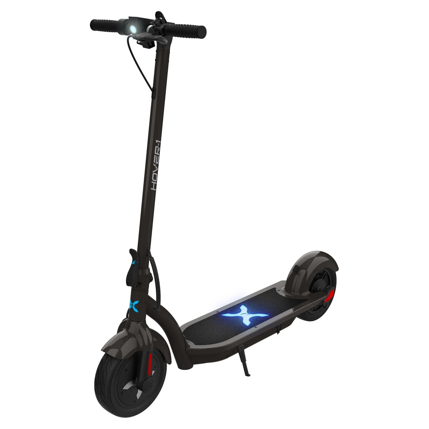 Hover-1 Alpha Electric Scooter for Adults, Max Weight 264 lb, LED Lights, Black, UL 2272 Certified