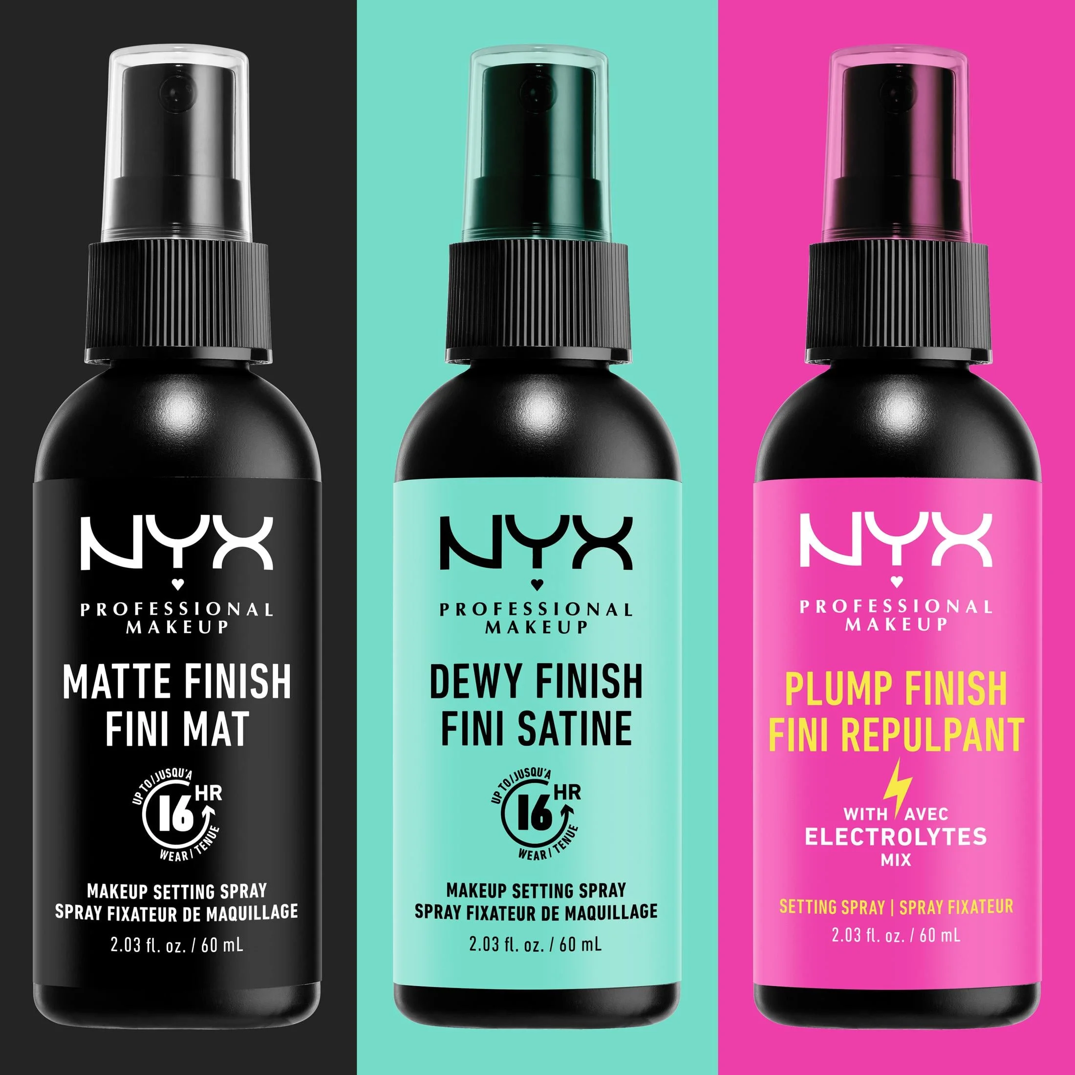 NYX Professional Makeup Setting Spray, Matte Finish, Long-Lasting, Vegan Formula, 2.03 oz