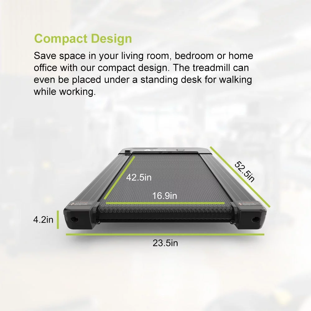 Gorilla Gadgets Portable Fitness Treadmill With Remote Control, LED Display & Bluetooth Speaker