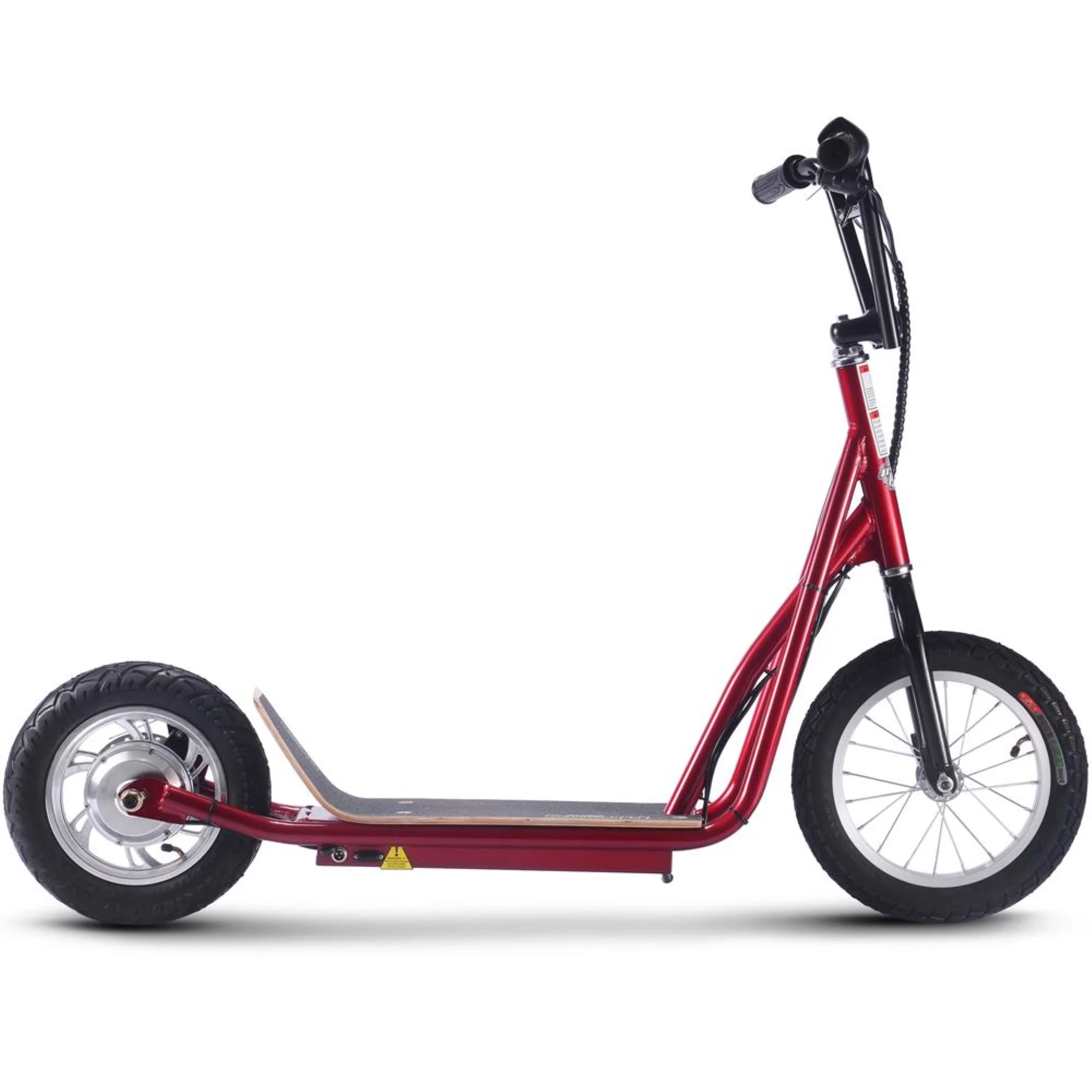 MotoTec Groove 36v 350w Big Wheel Lithium Electric Scooter Red