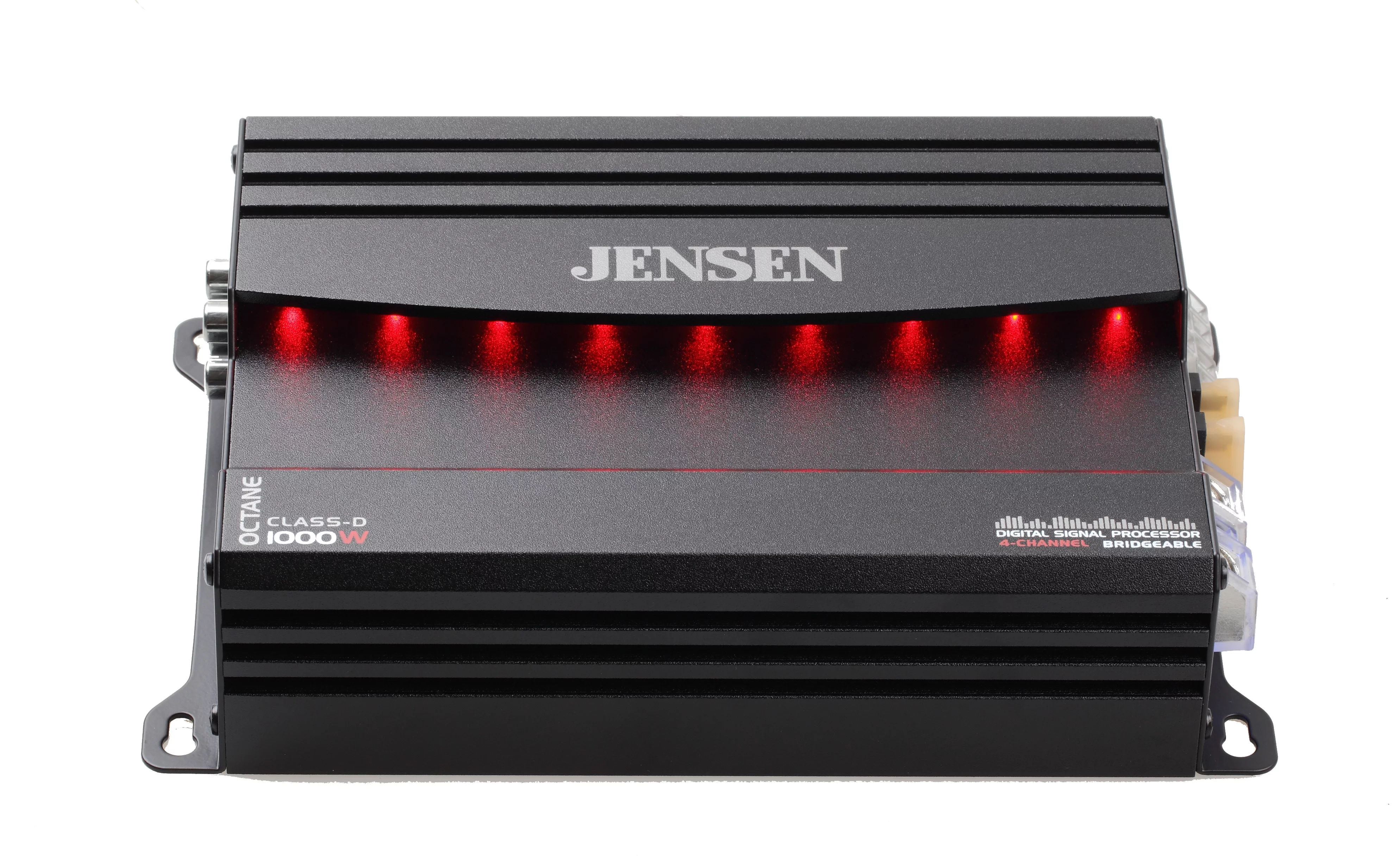 Jensen XDA94RB Class D 4 Channel Bridgeable Amplifier with 80 Watts x 4 RMS and 1000 Watts, New