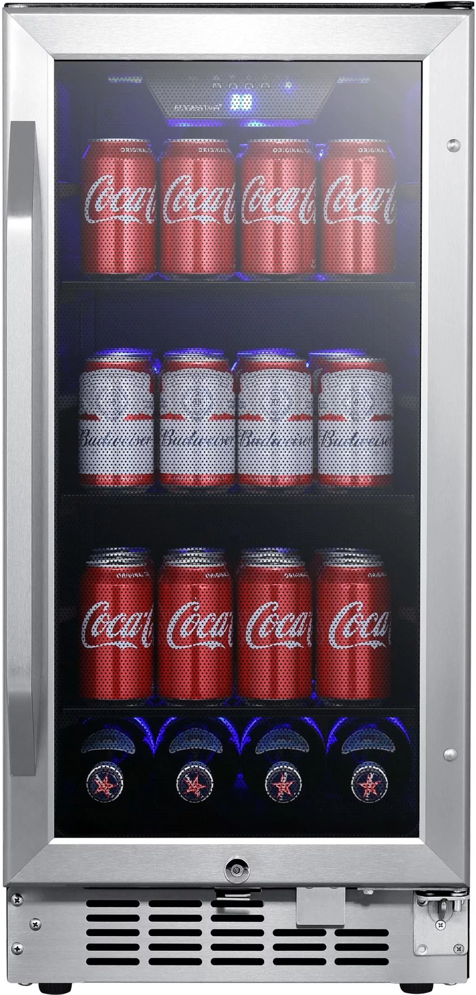 Edgestar Cbr1502sg 24″ Wide 142 Can Built-In Beverage Cooler – Stainless Steel