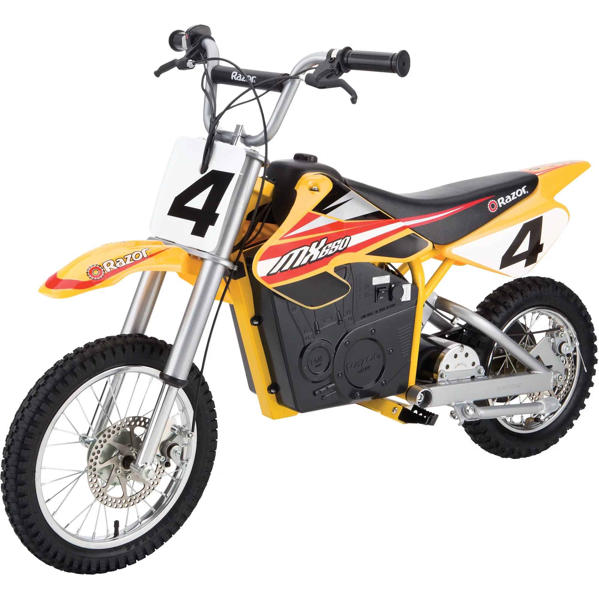 Razor MX650 Dirt Rocket 36V Electric Ride-on Dirt Bike Adult/Teen, Height 34″ Product Weight 100 lb