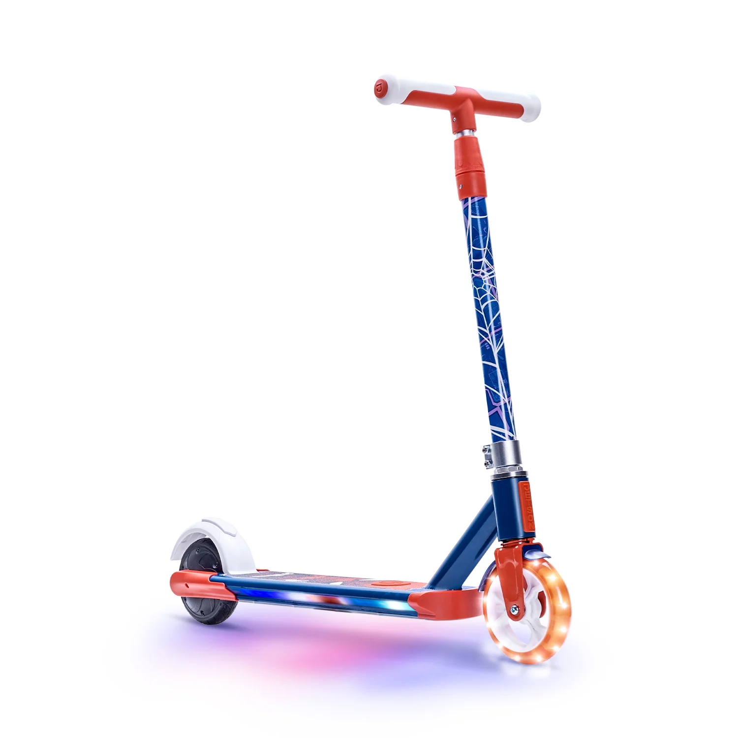 Jetson Marvel Spider-Man Kids’ Electric Scooter| 7 Miles Per Hour | 4 Miles Max Range | 60-Watt Motor |Light-Up Deck |Height-Adjustable Handlebar | Ages 8+