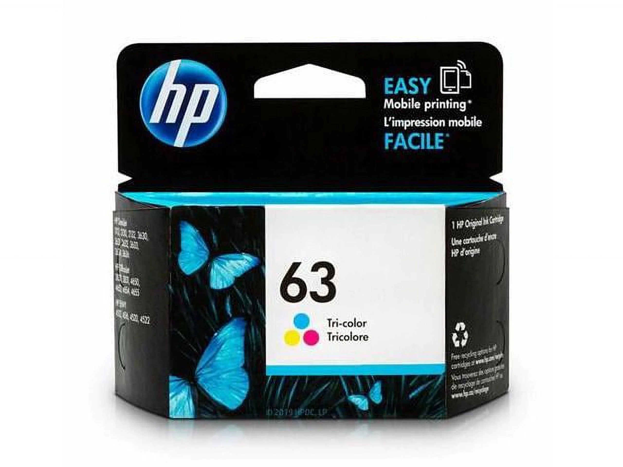 HP 63 Black Original Ink Cartridge (F6U62AN)