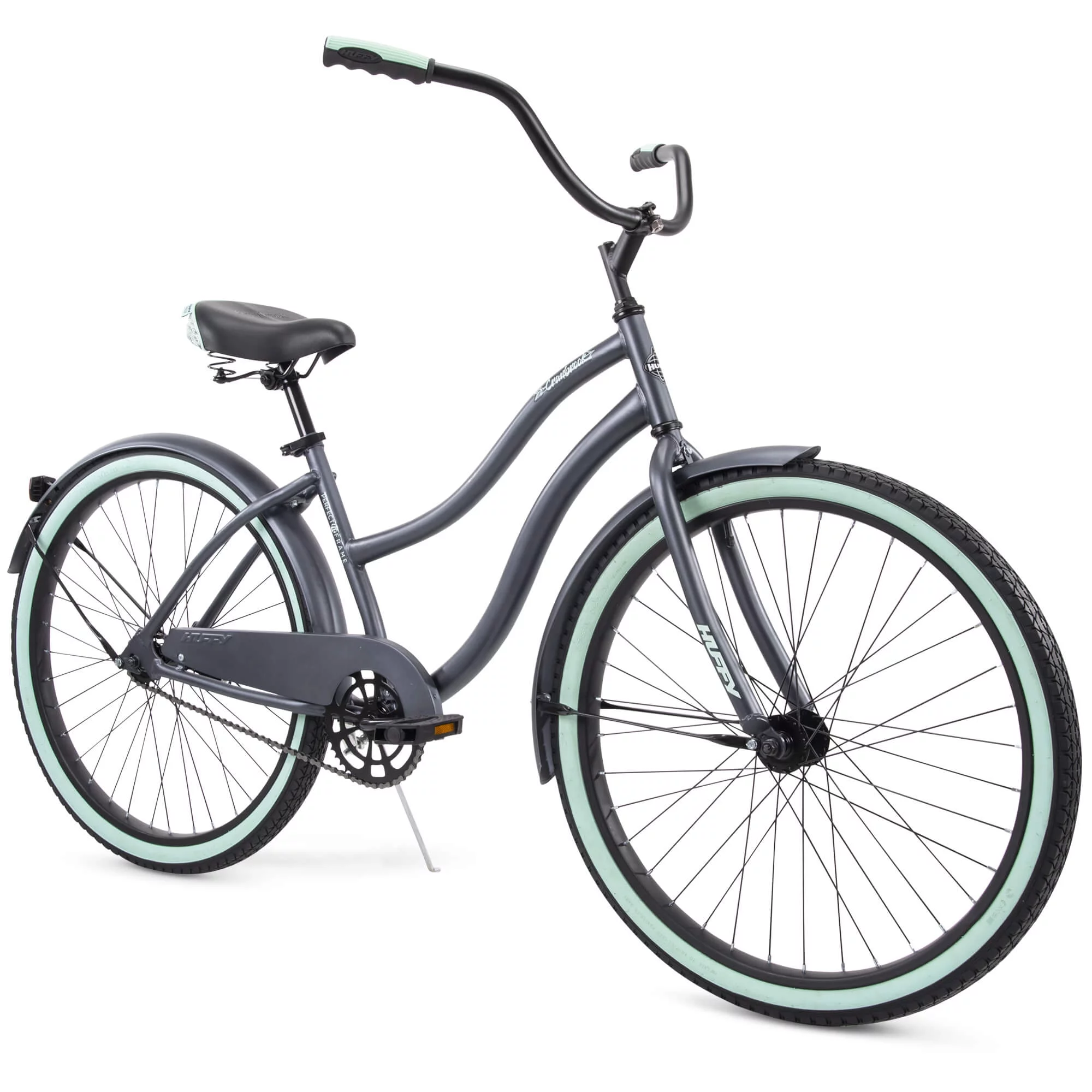 Huffy 26 inch Cranbrook Women’s Comfort Cruiser Bike, Ages 13″ Years, Gray