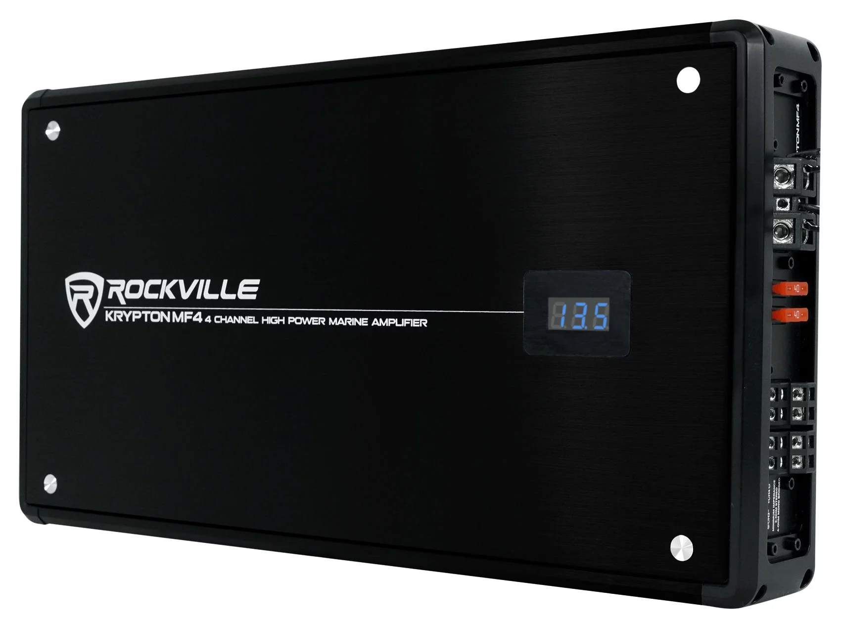 Rockville KRYPTON MF4 2400w Peak / 600w RMS 4 Channel Marine Amplifier Boat Amp