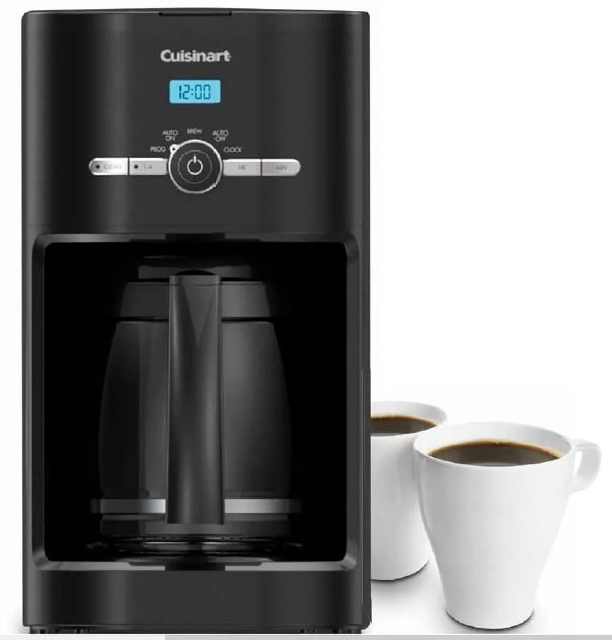 Cuisinart 12 Cup Classic Programmable Coffeemaker, Black, DCC-1120BK