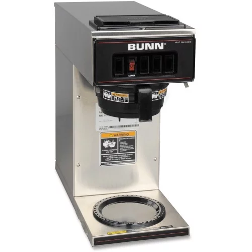 BUNN VP17-1 Coffee Brewer 1600 W – 2 quart – 12 Cup(s) – Multi-serve – Stainless Steel, Black – Stainless Steel, Plastic